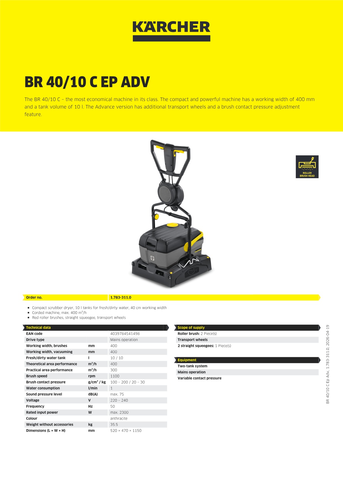 Product information