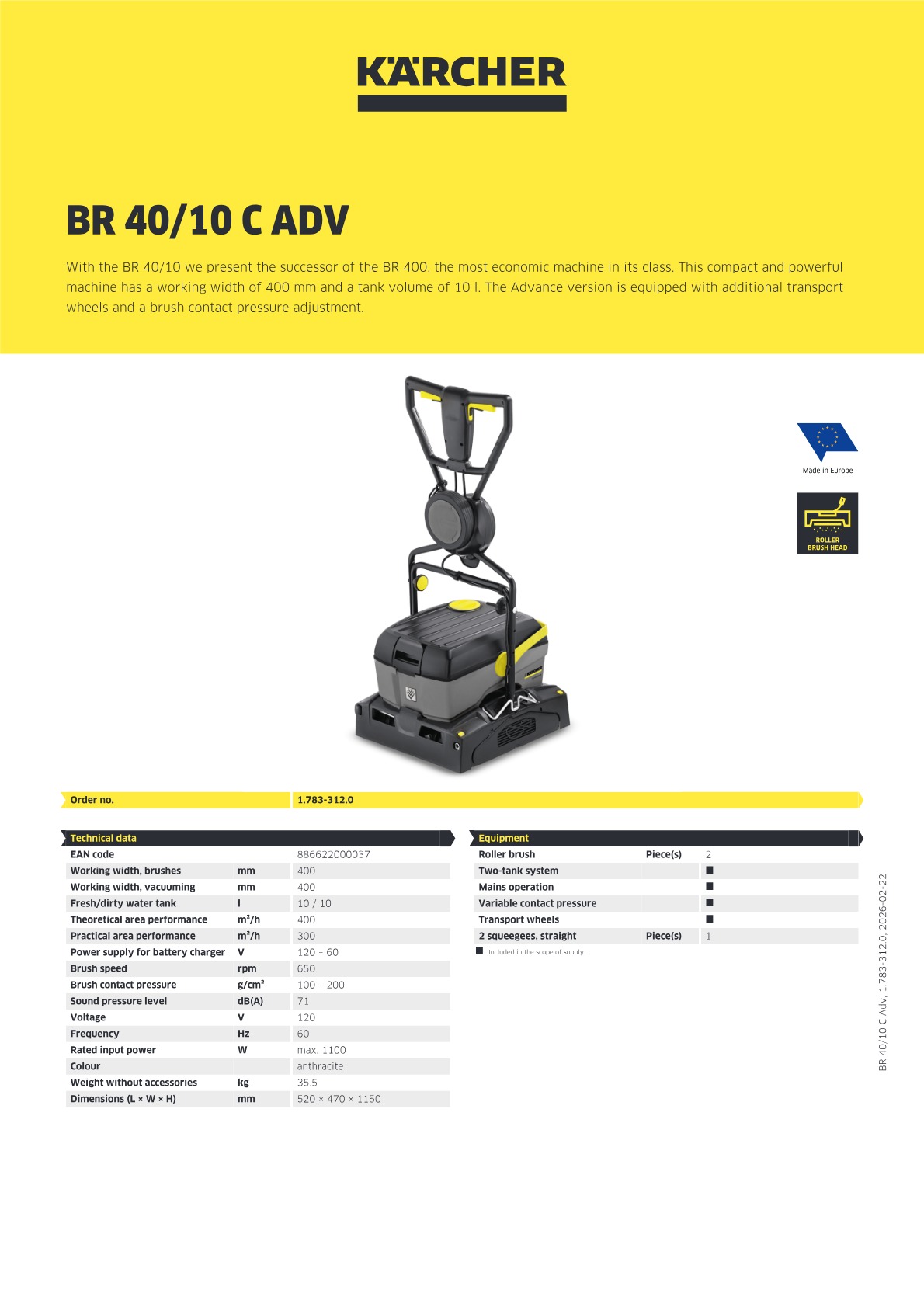 Product information