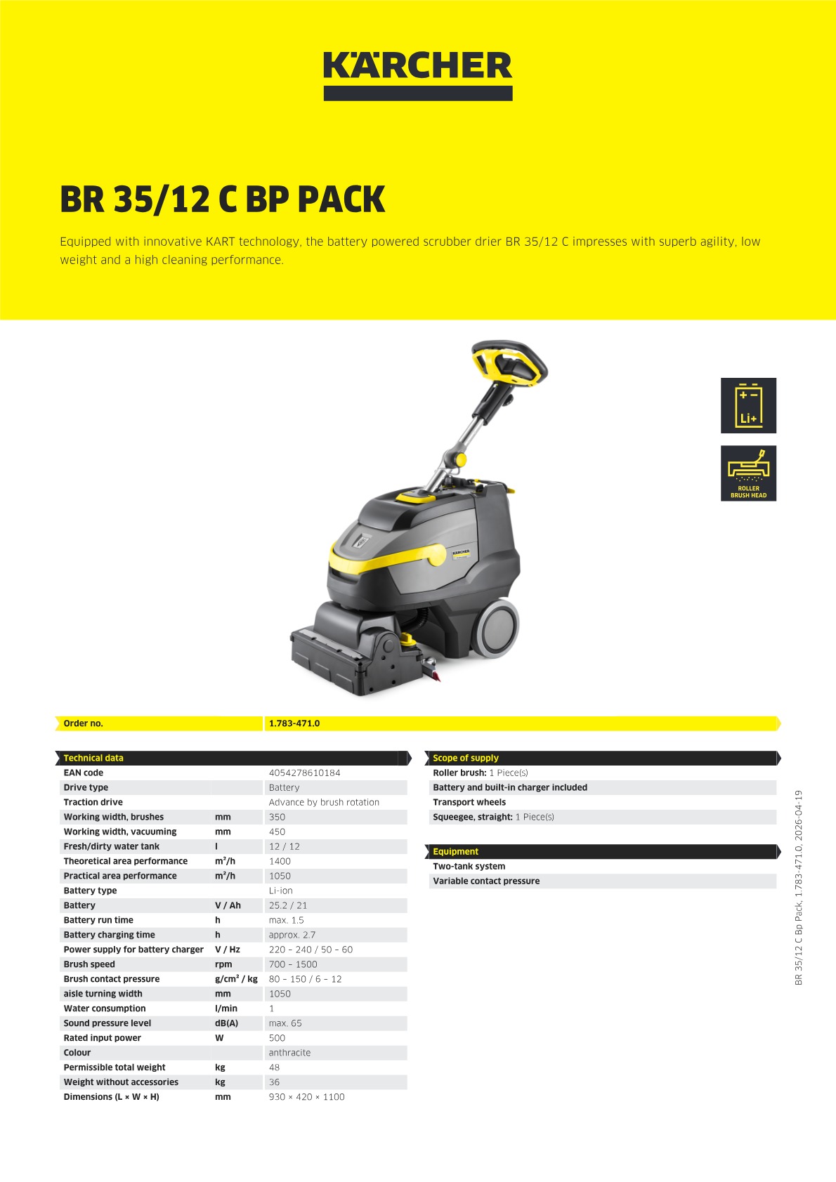 Product information