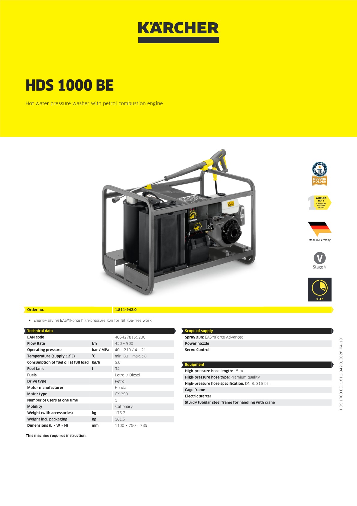 Product information