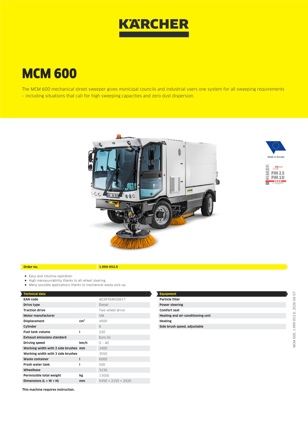 Product information