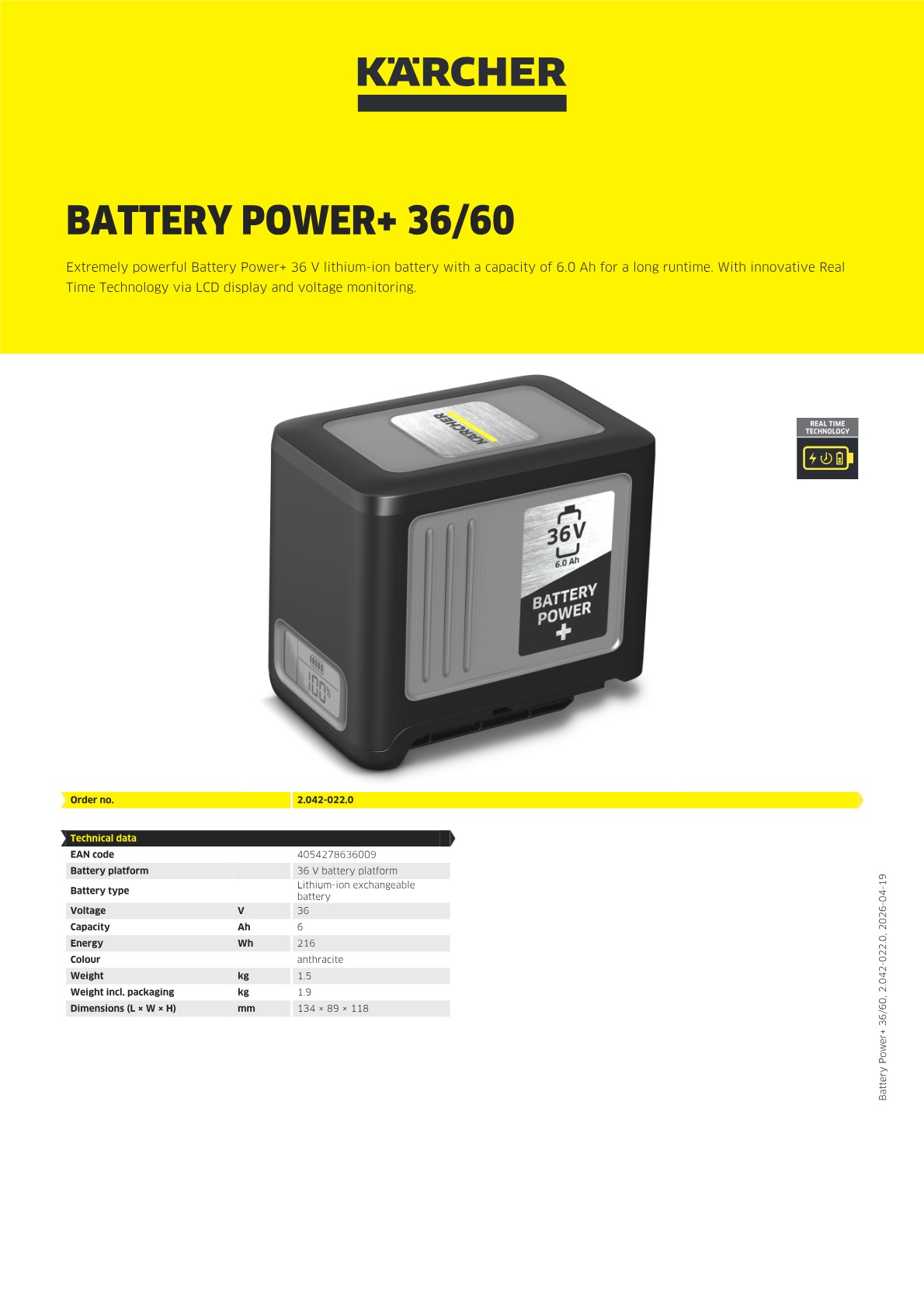 Product information