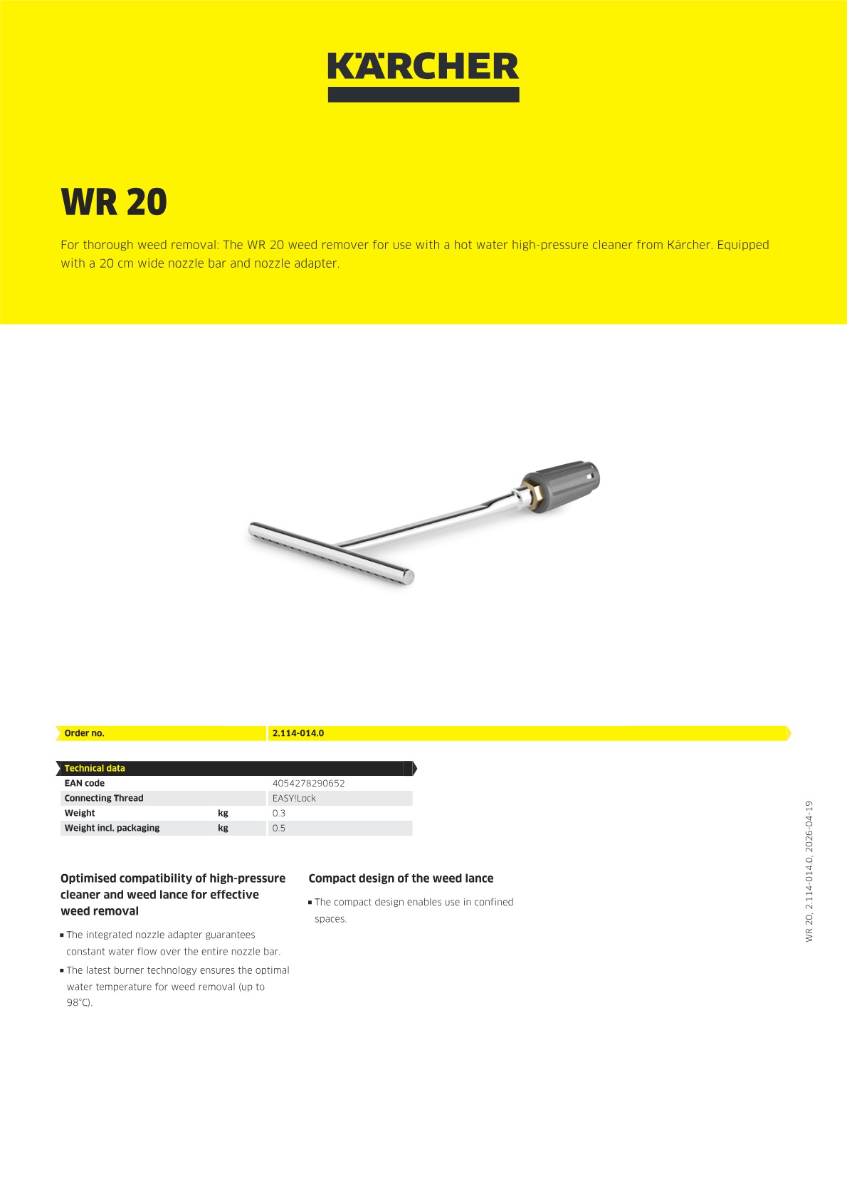 Product information