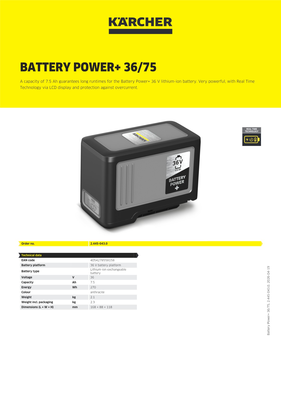 Product information