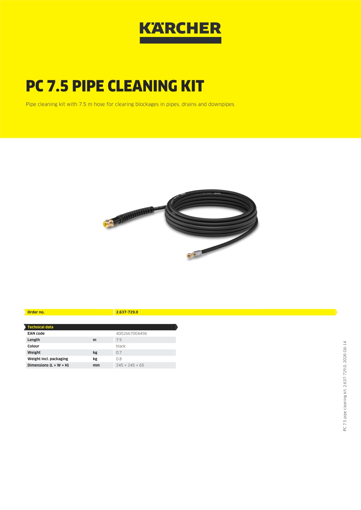 Product information