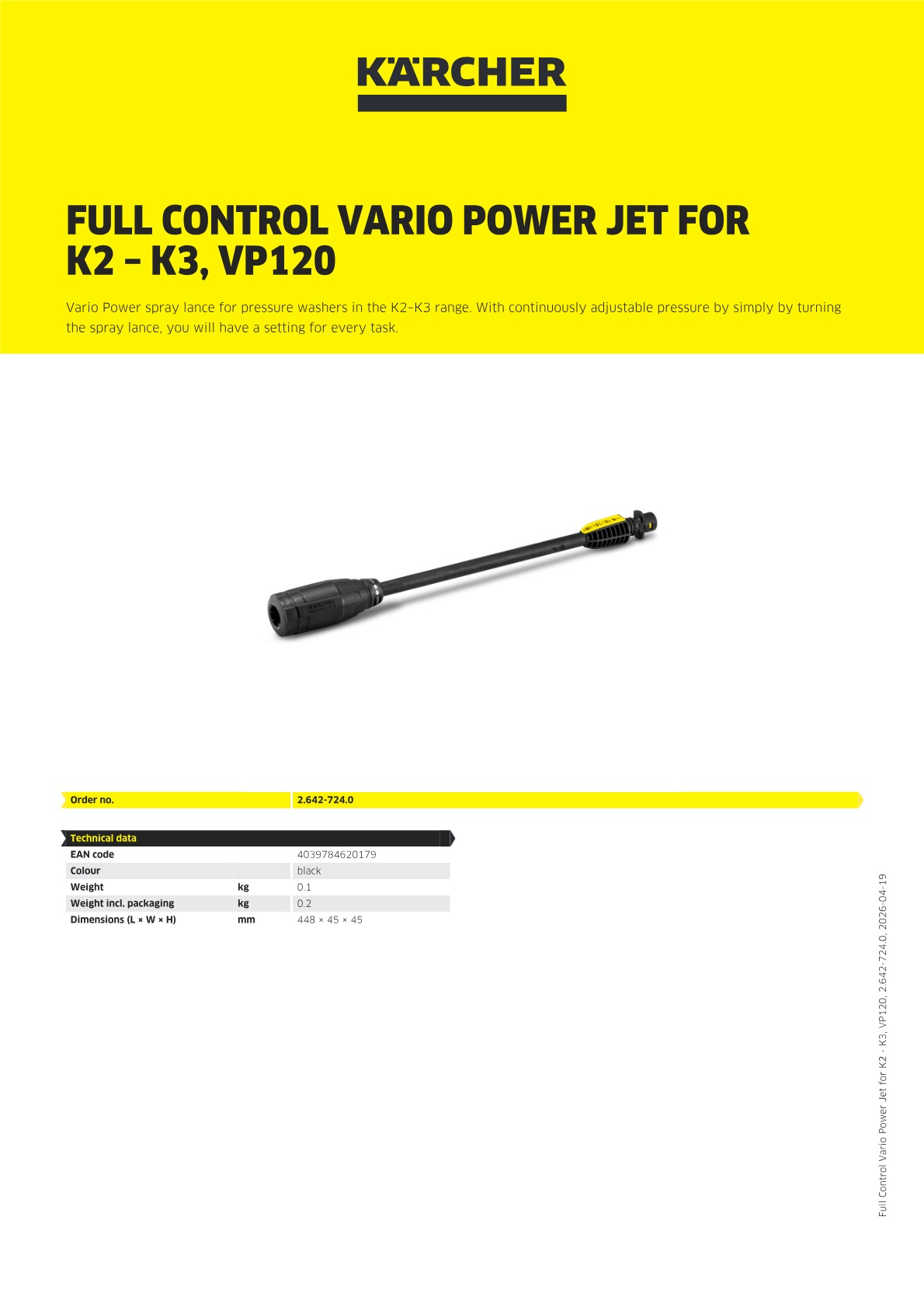 Product information