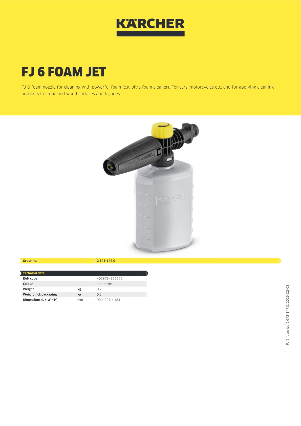 Product information