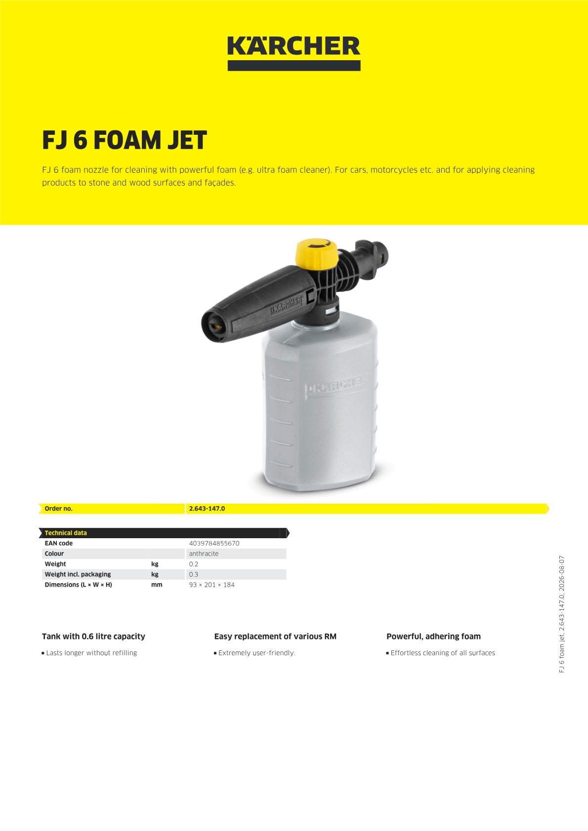 Product information