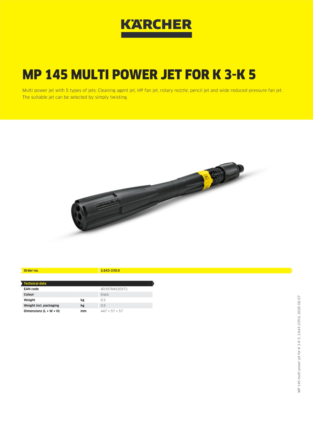 Product information