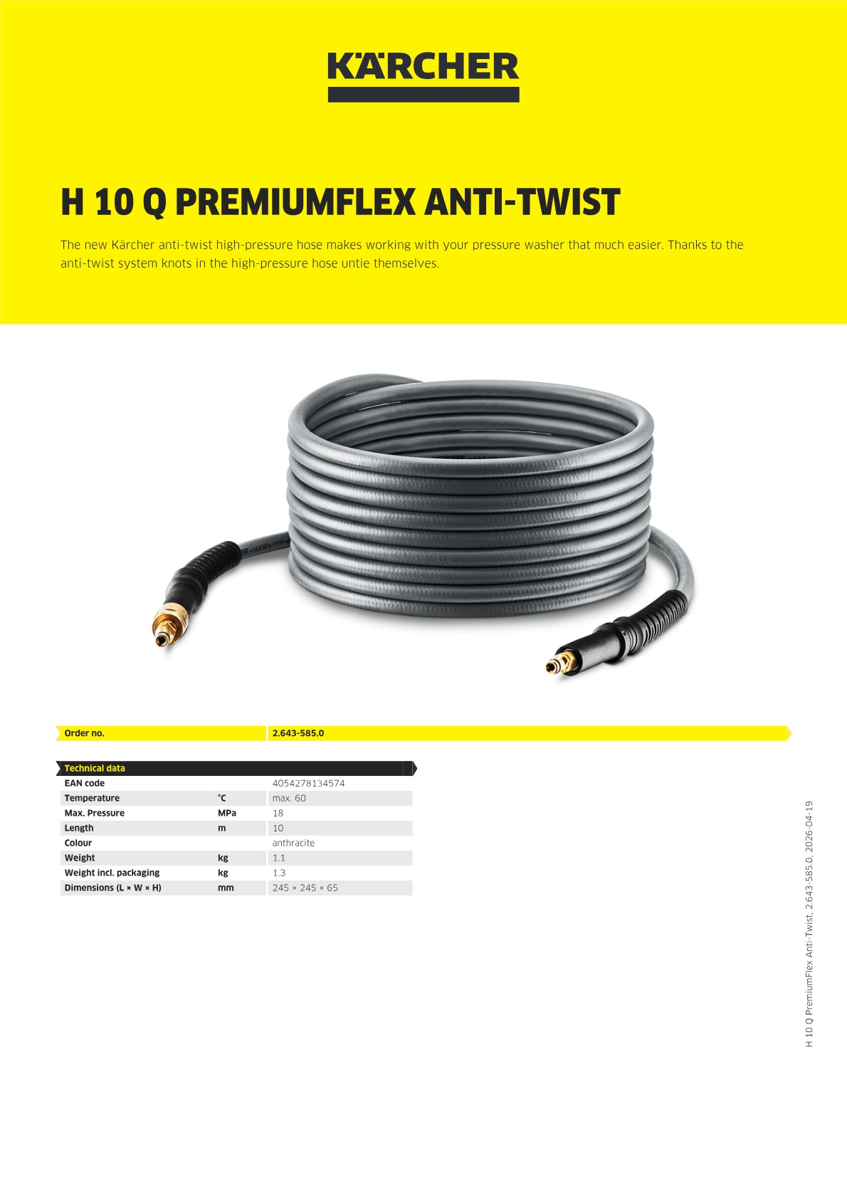 Product information