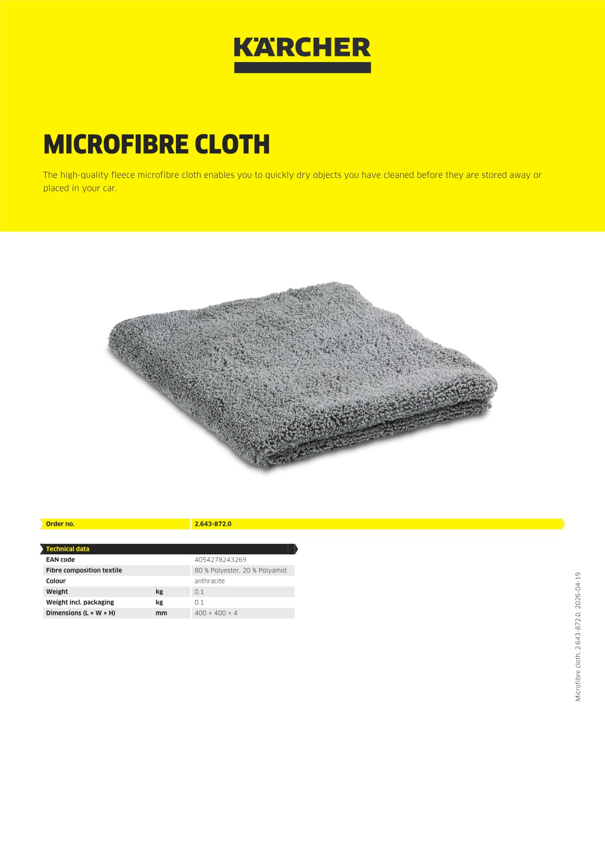 Product information