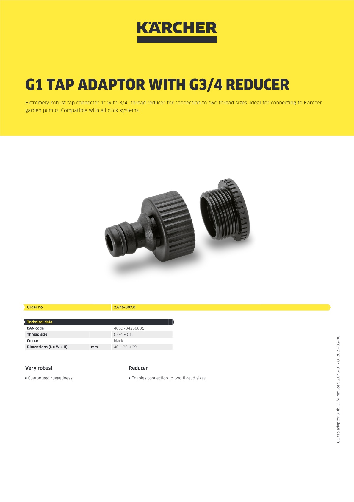 Product information