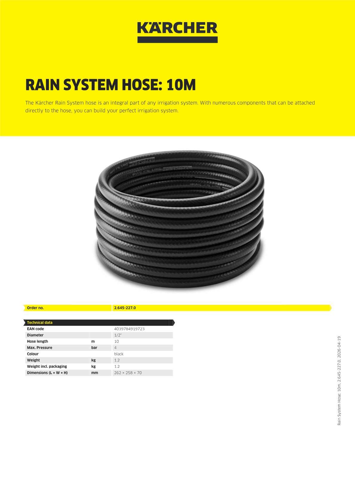Product information