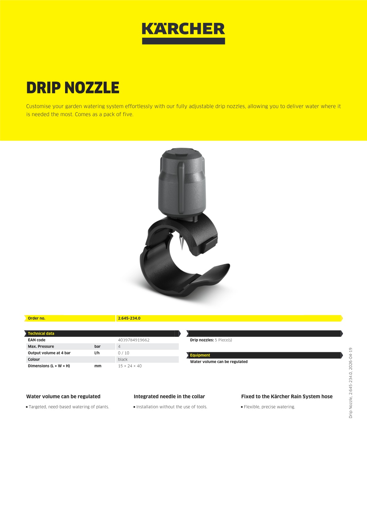 Product information