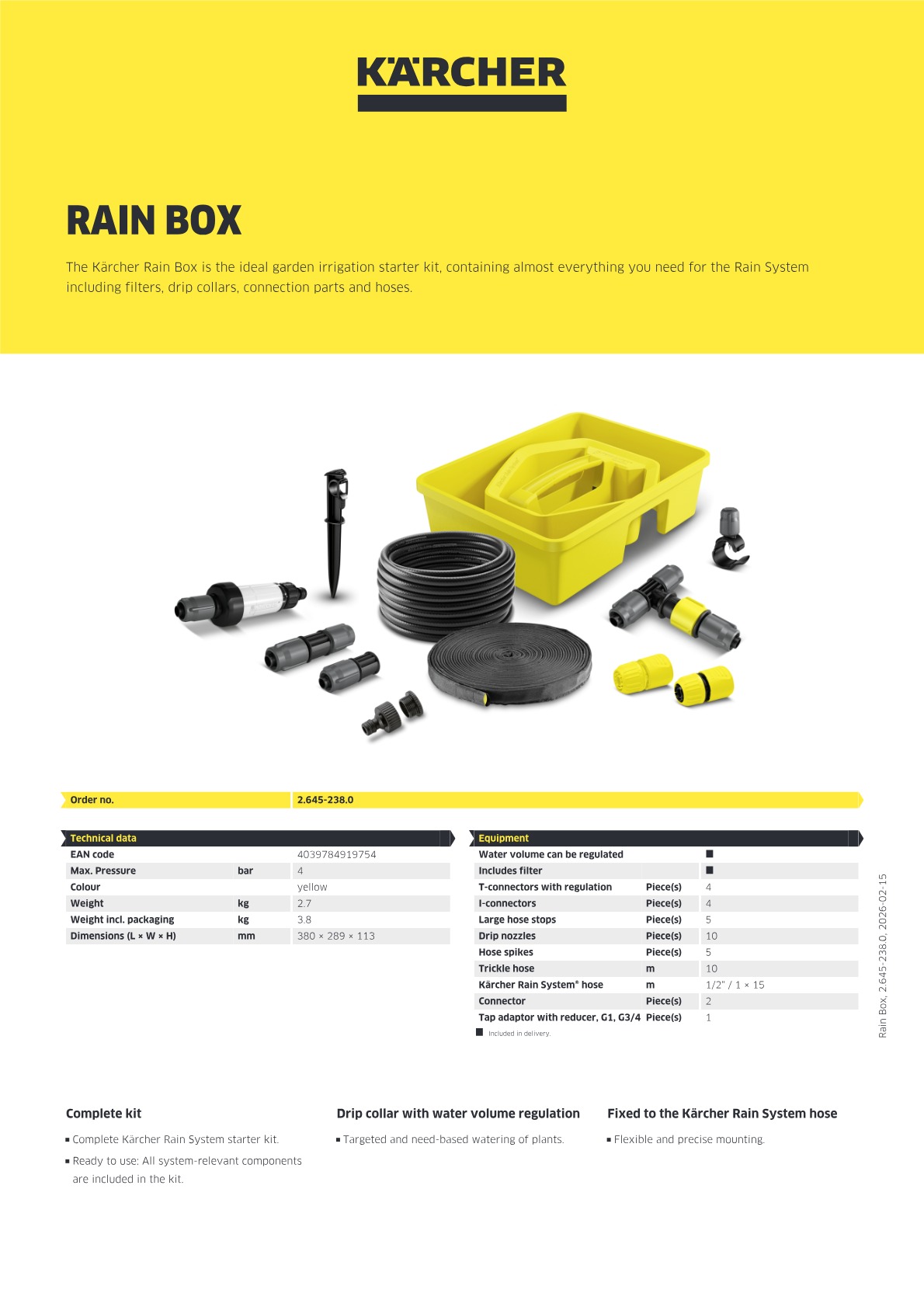 Product information