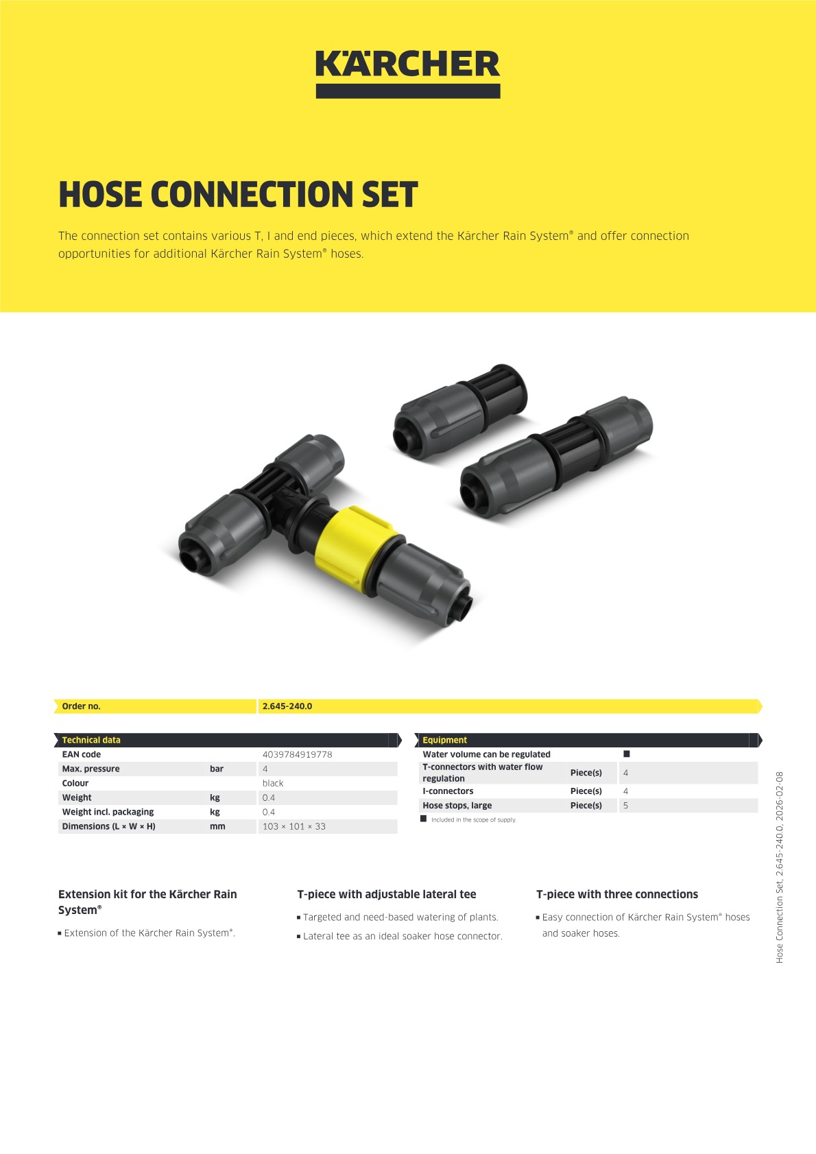 Product information
