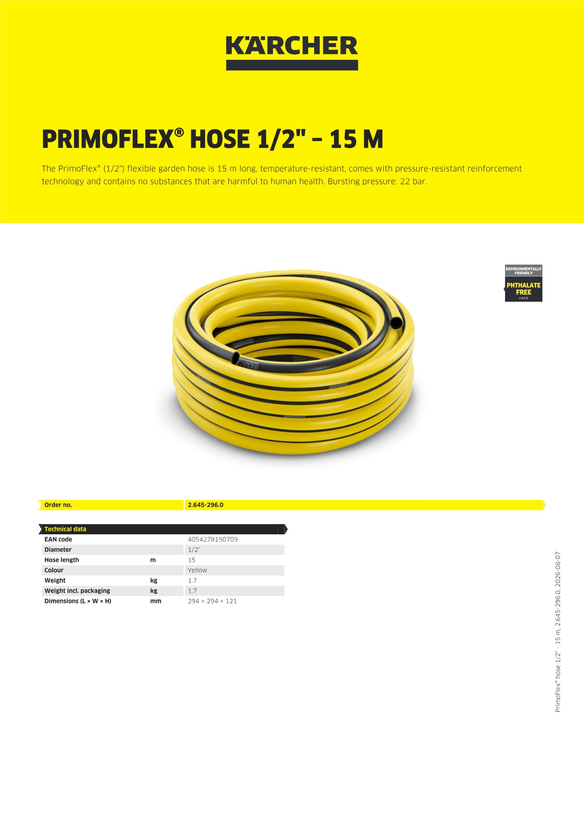 Product information