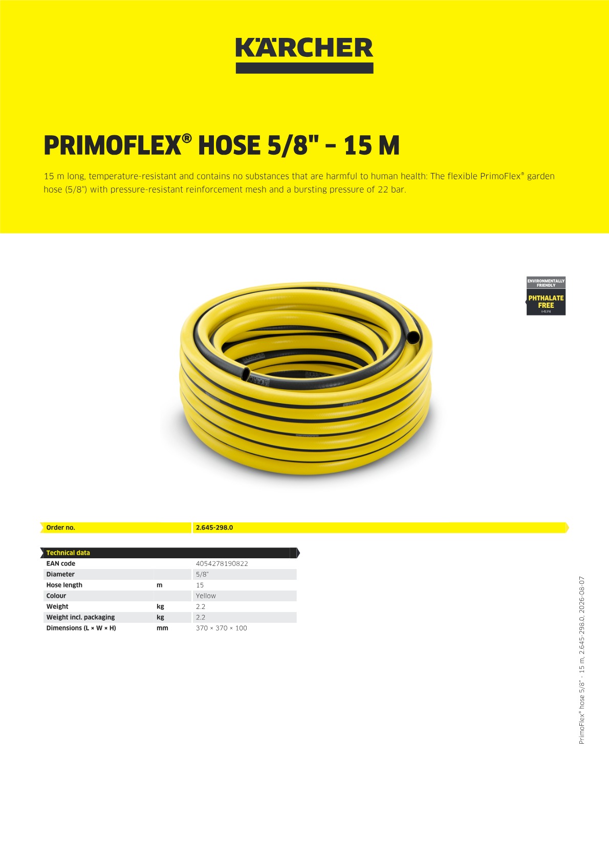 Product information