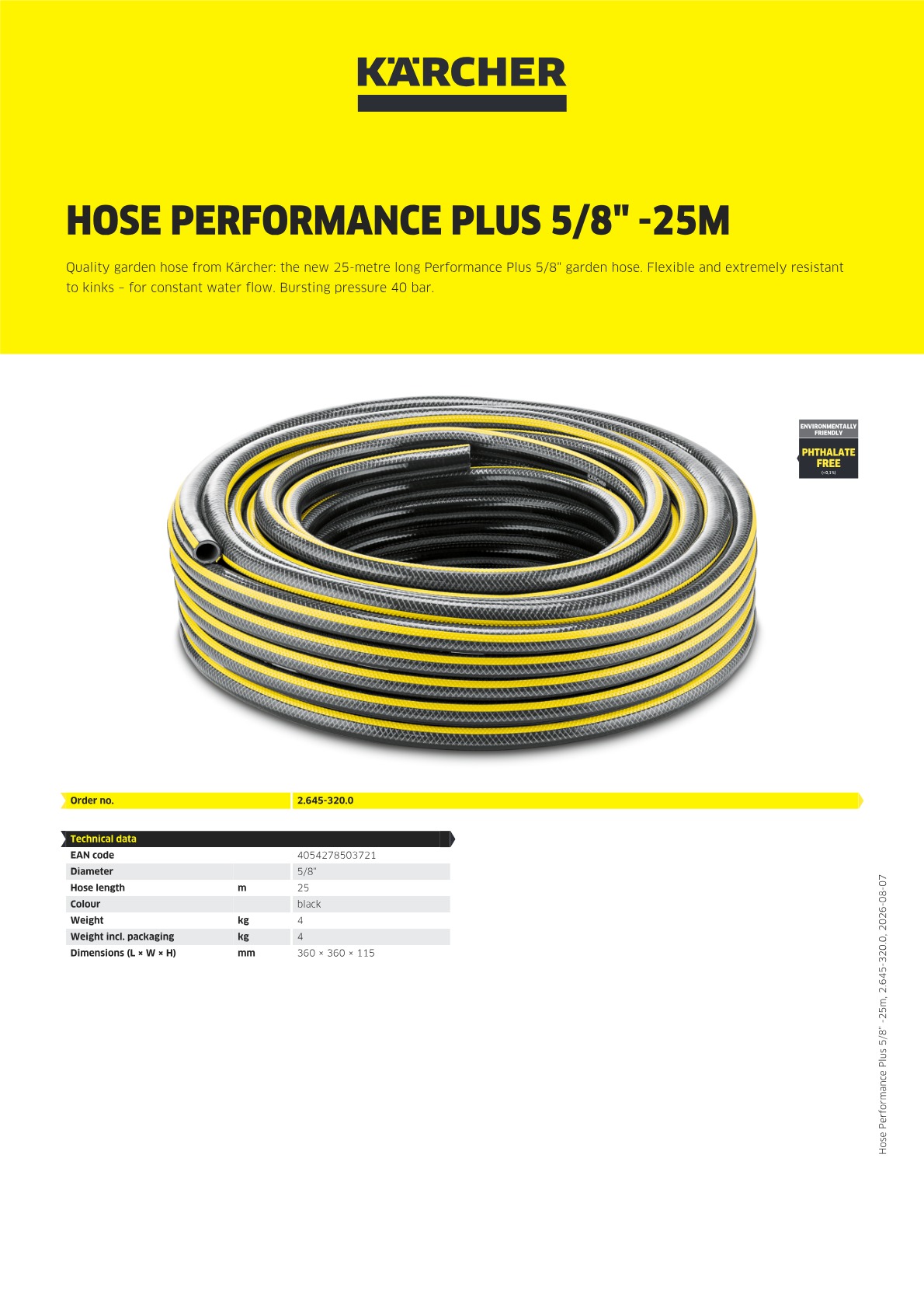 Product information