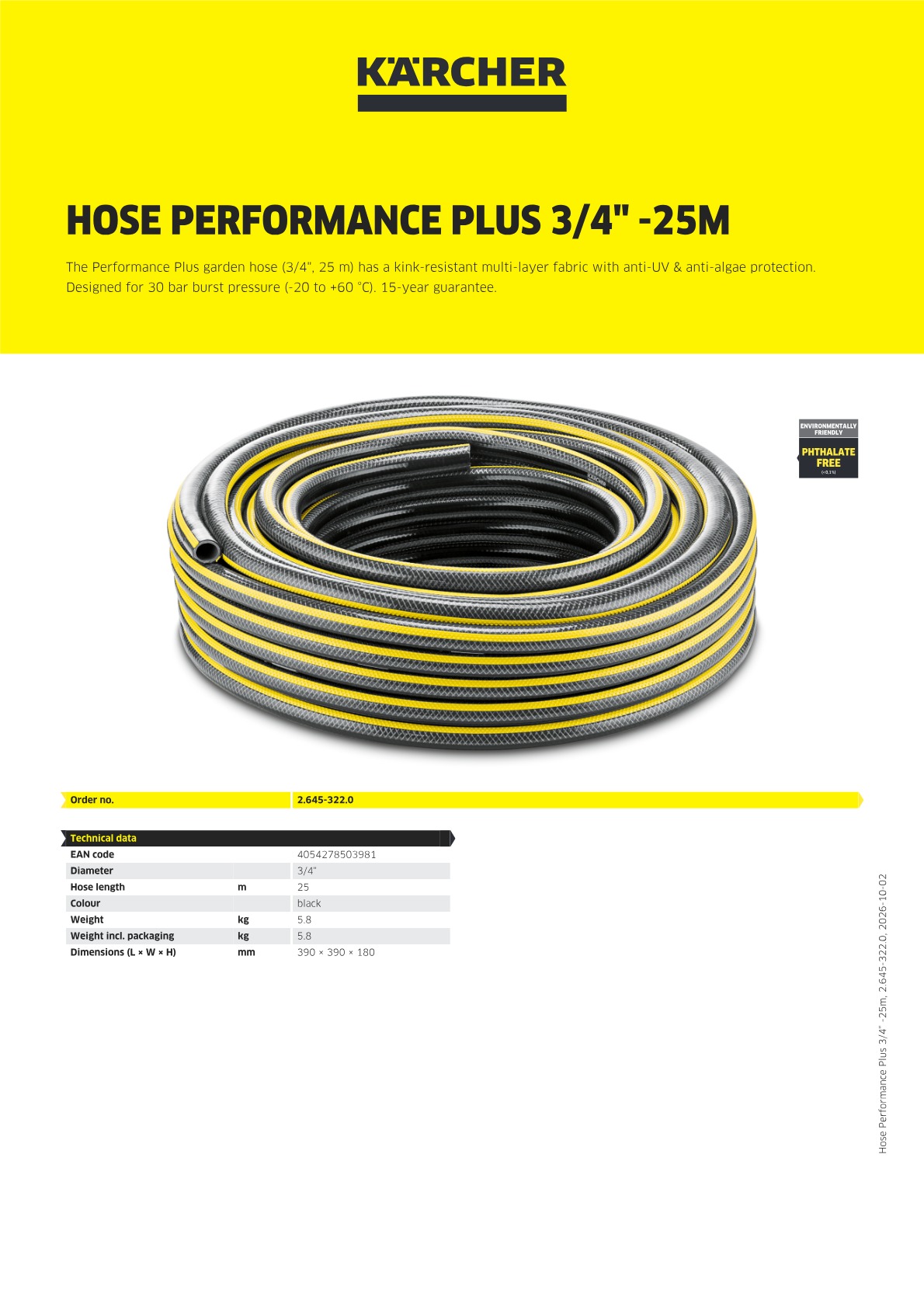 Product information
