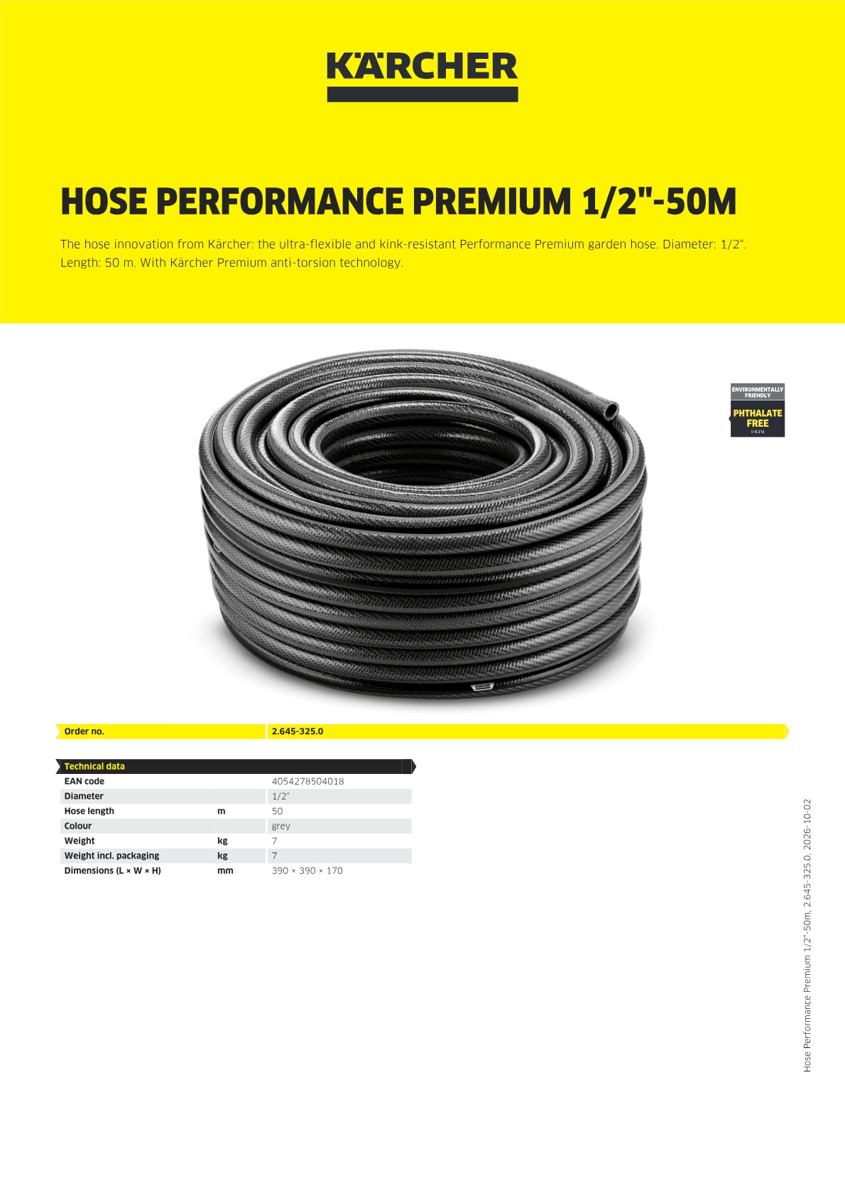 Product information