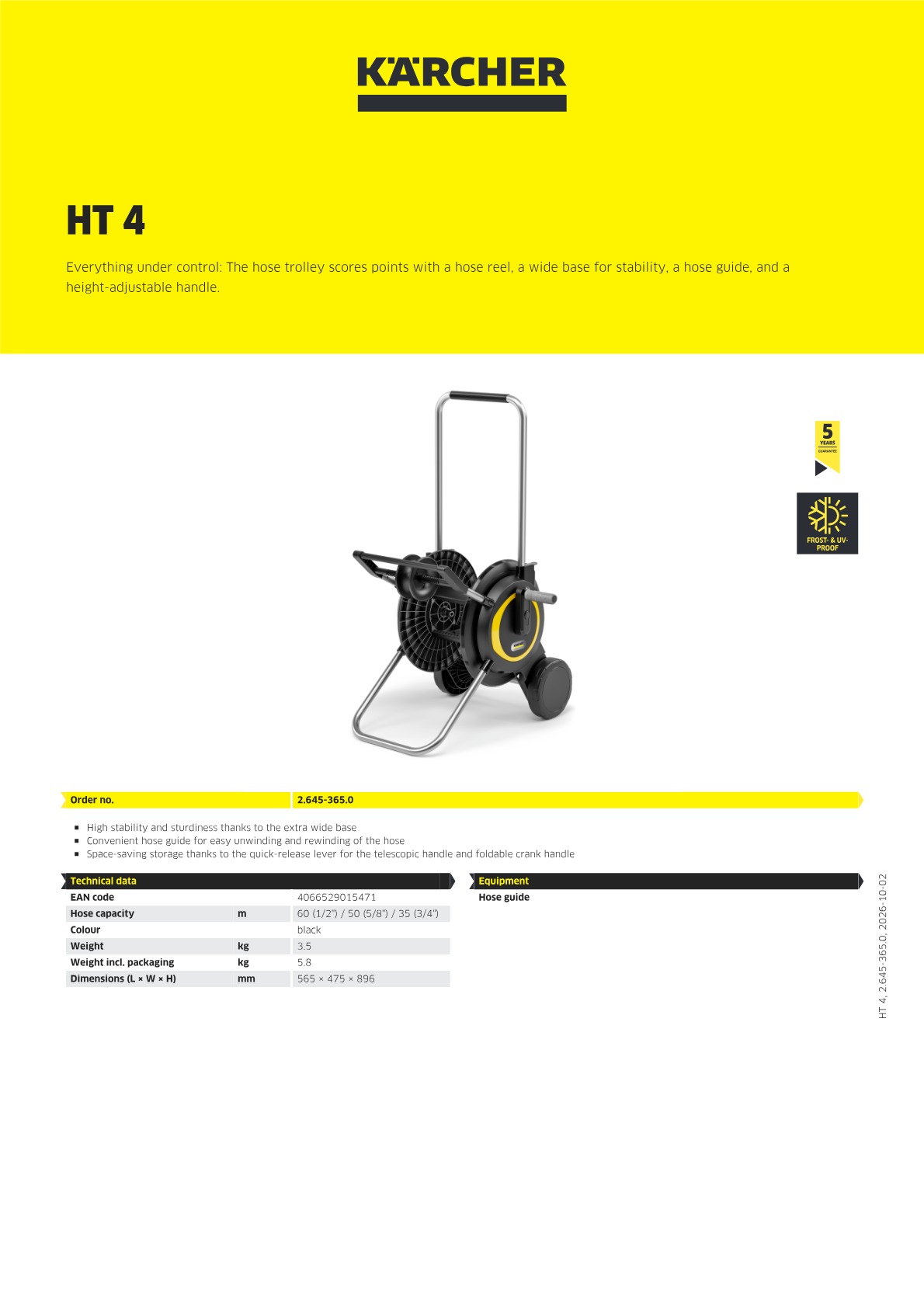 Product information