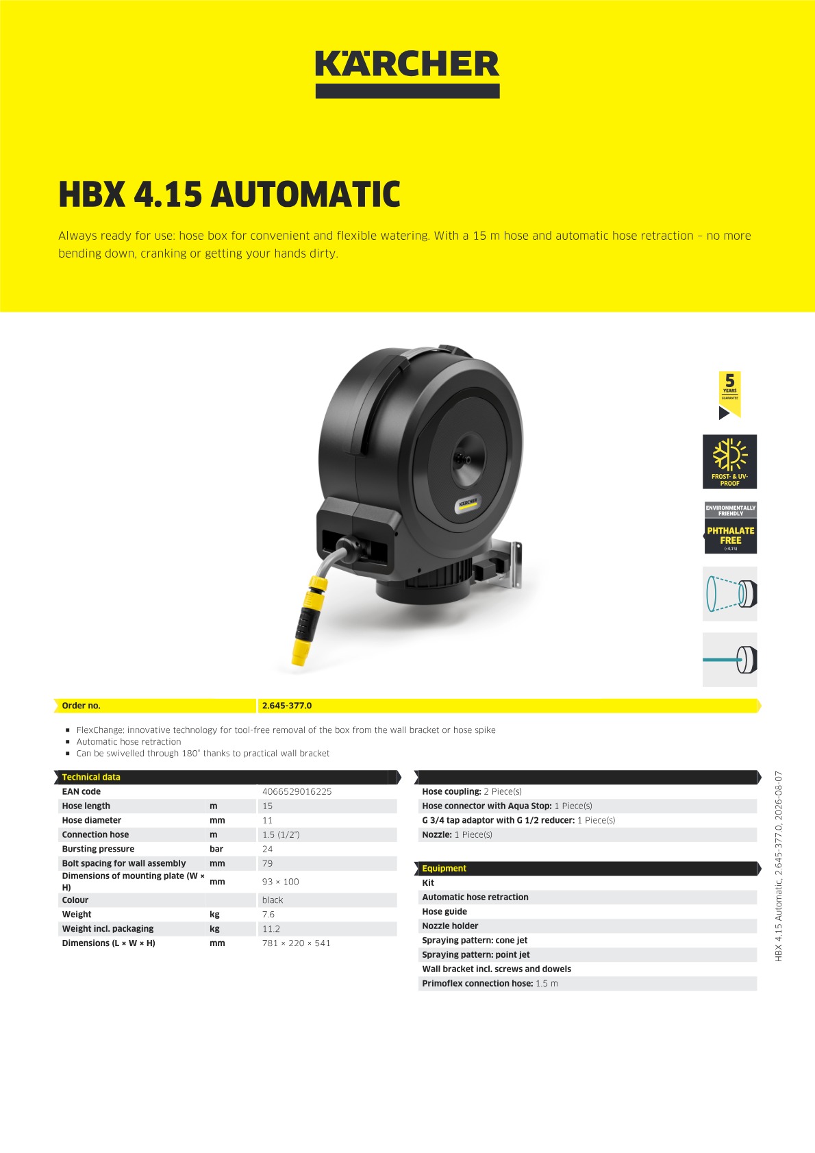 Product information