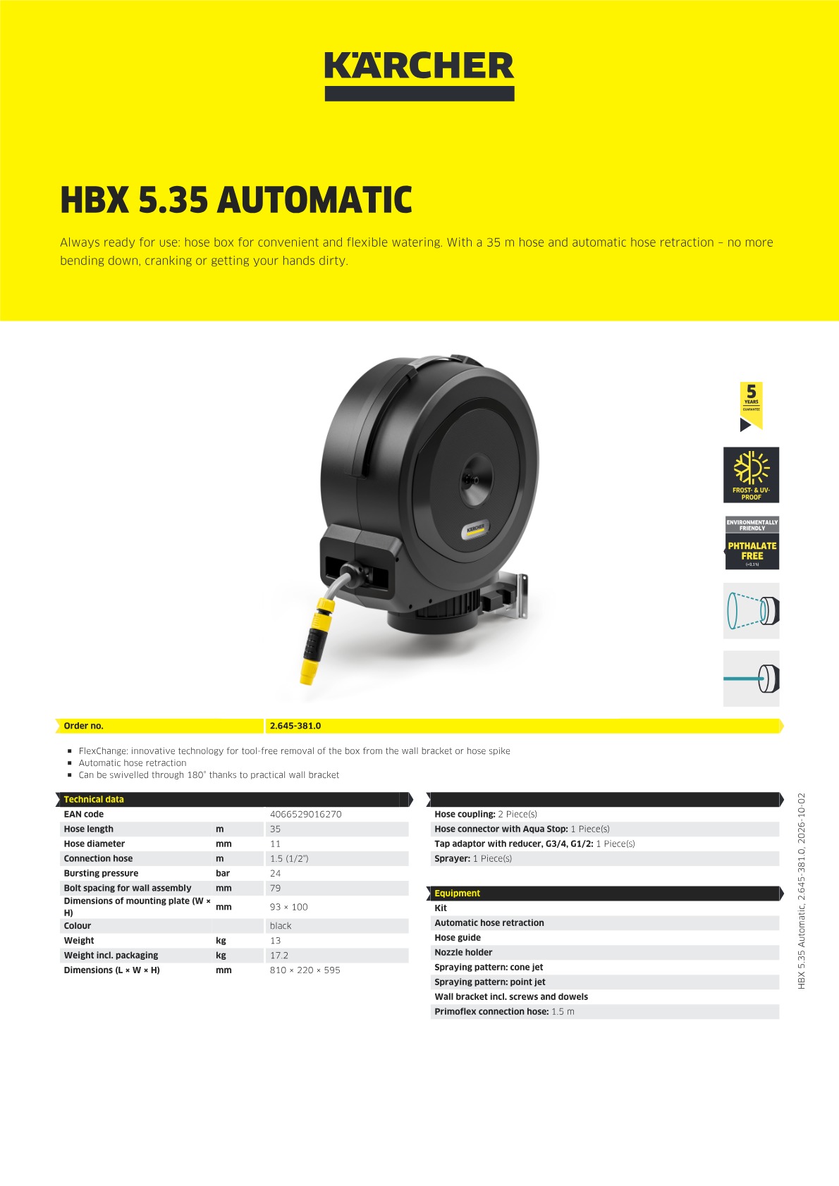 Product information