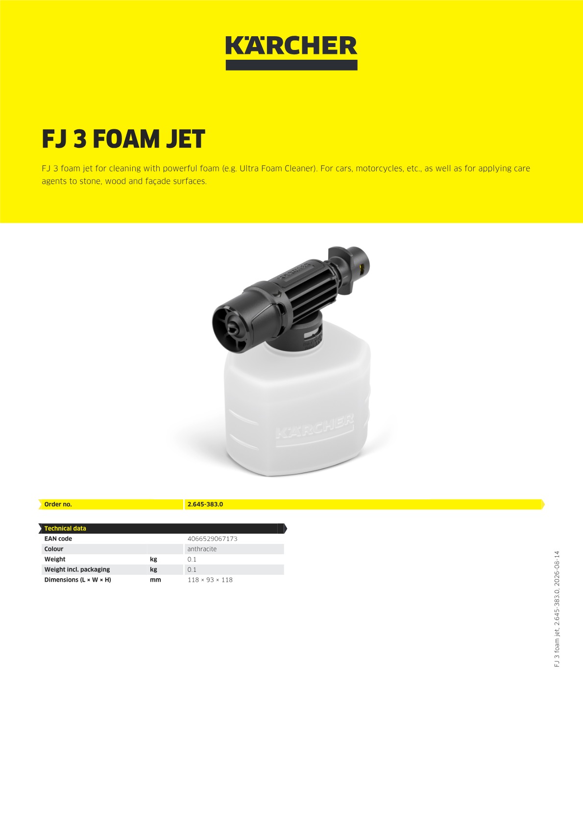 Product information