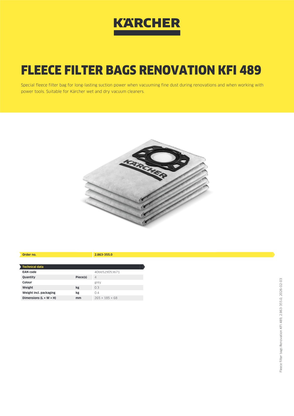 Product information