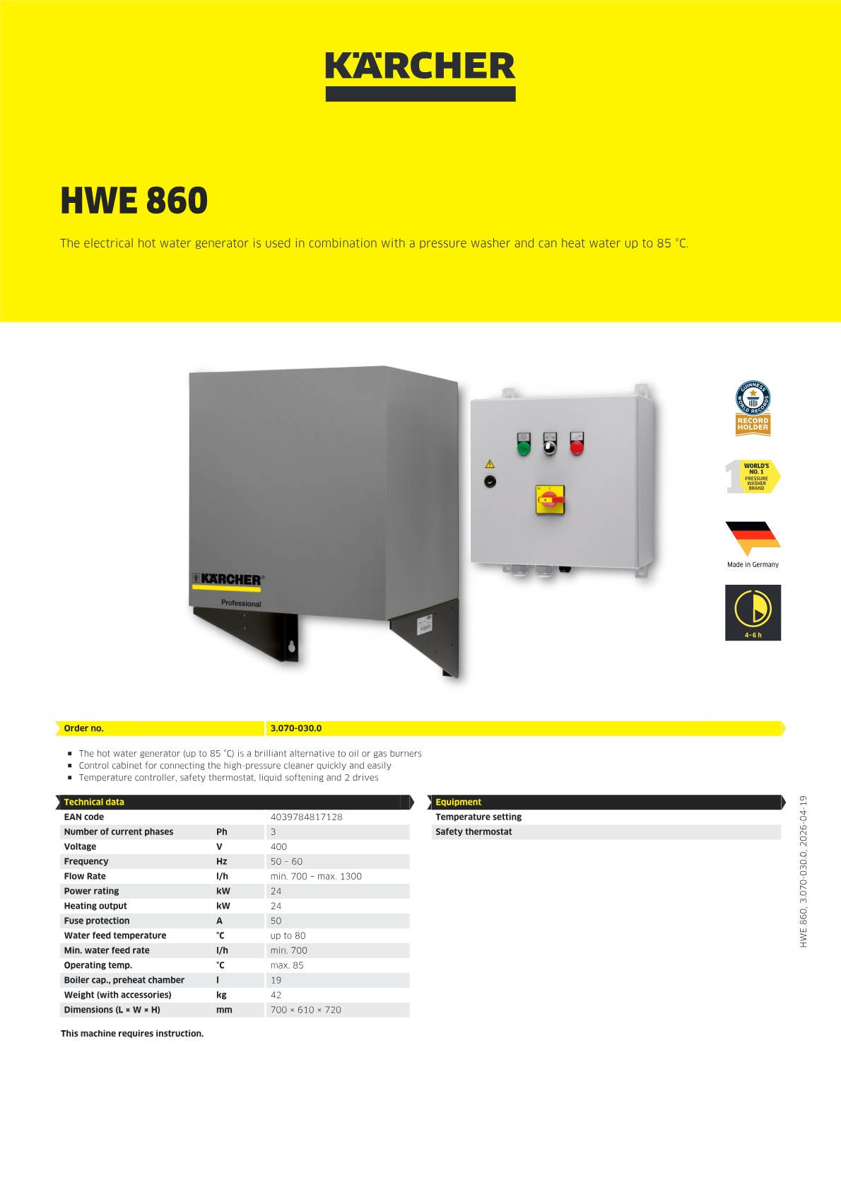 Product information