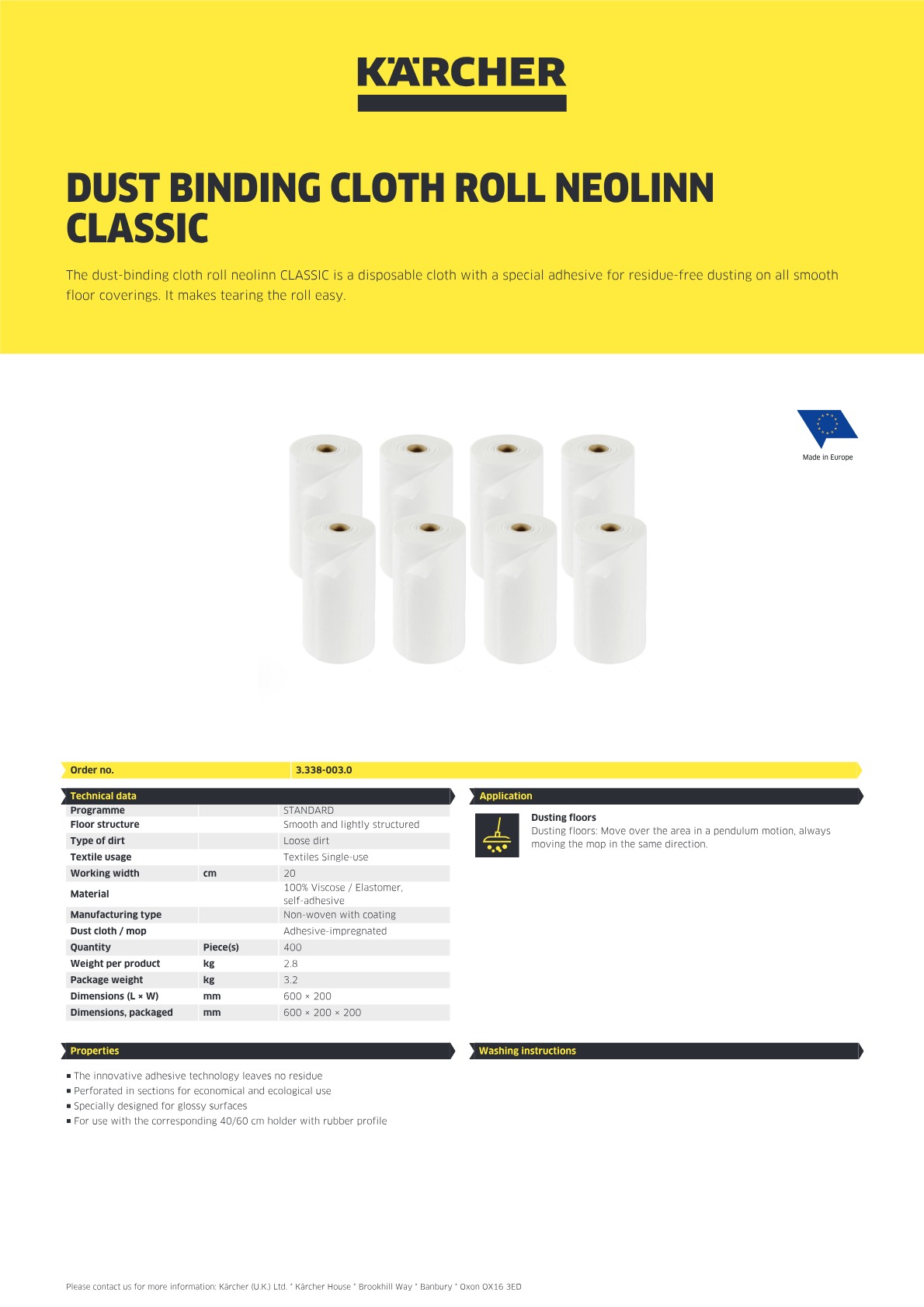 Product information