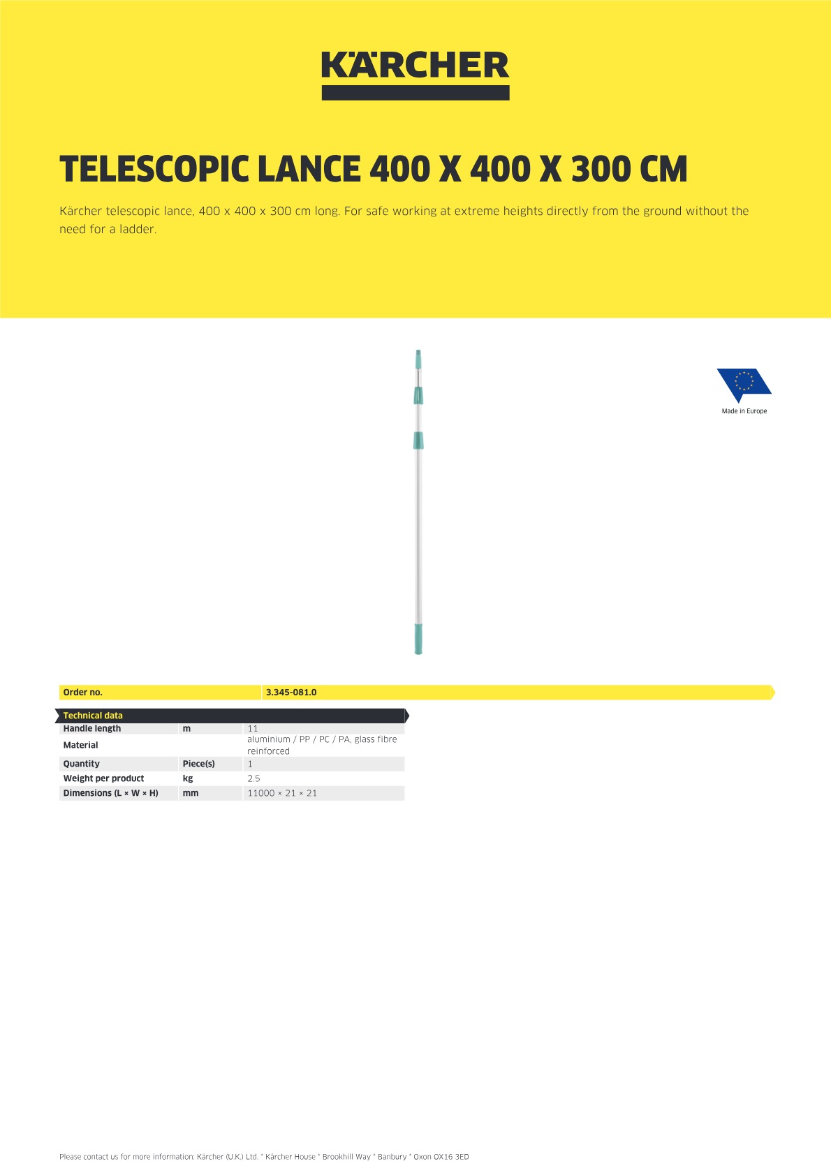 Product information