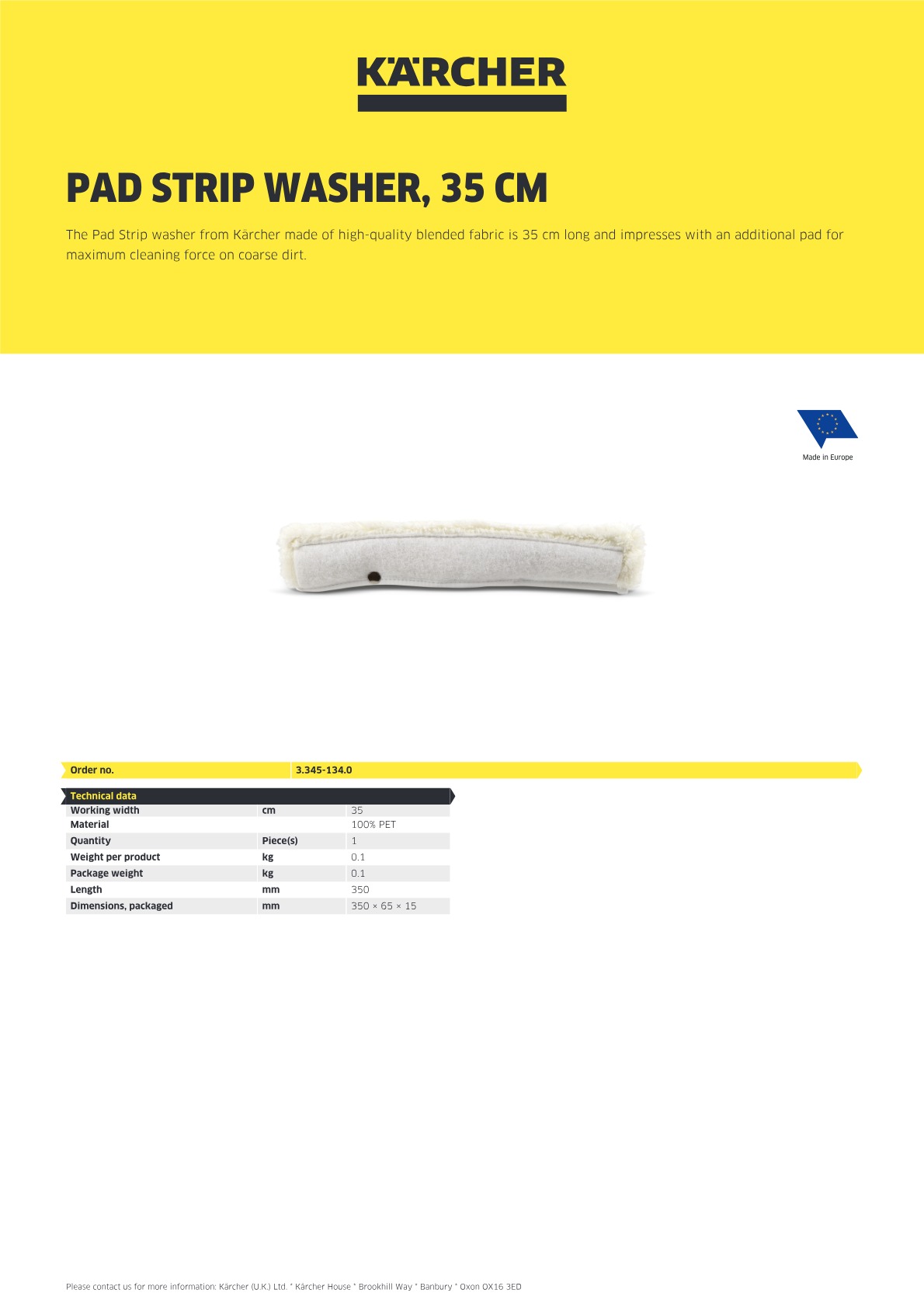 Product information