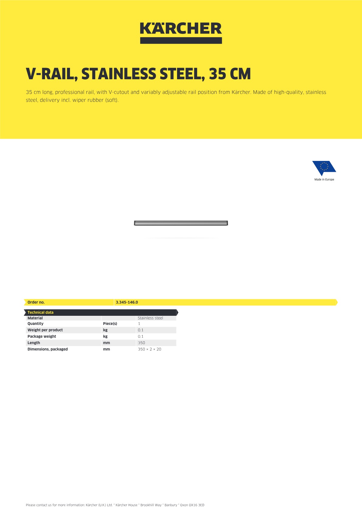 Product information