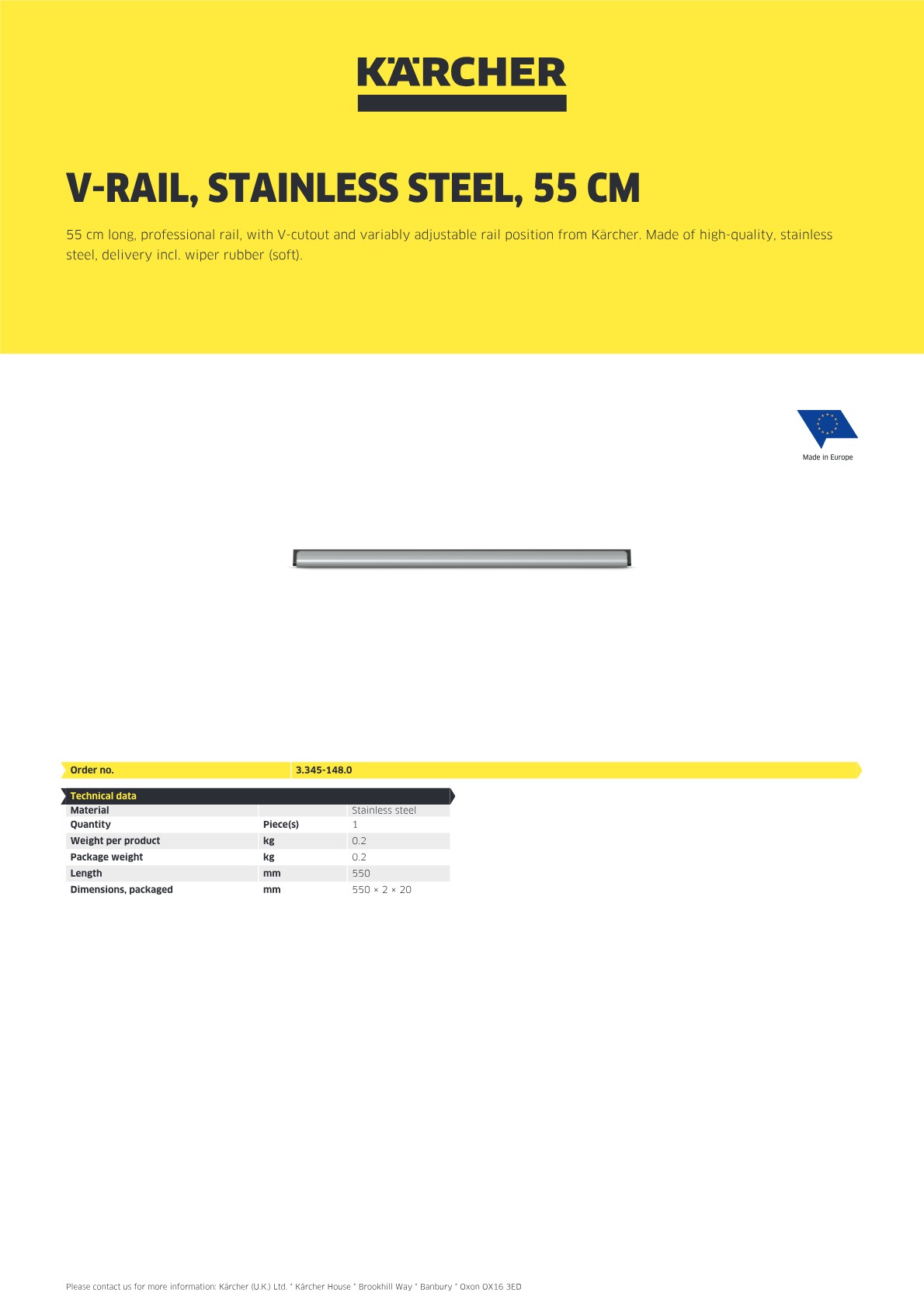 Product information