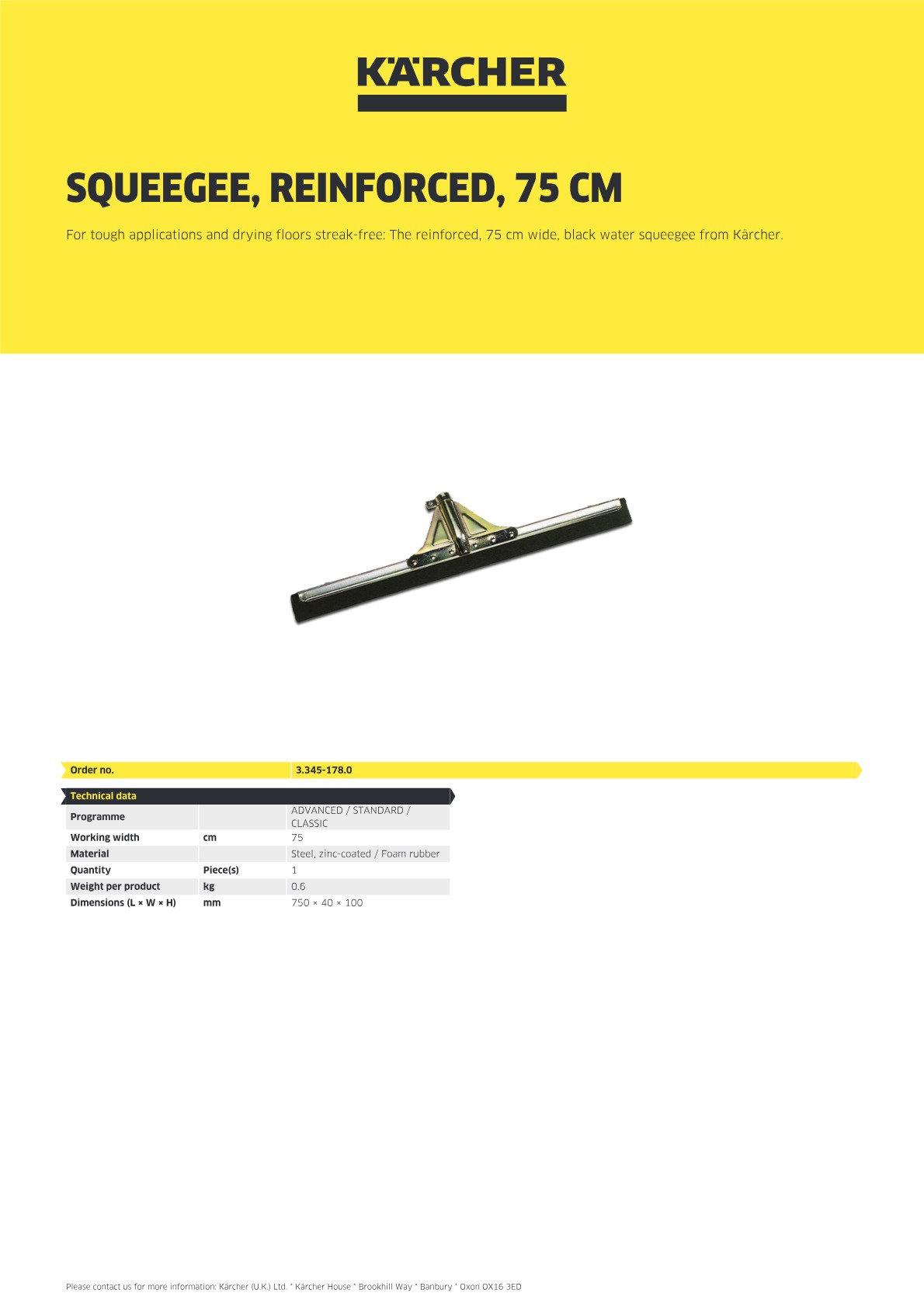 Product information