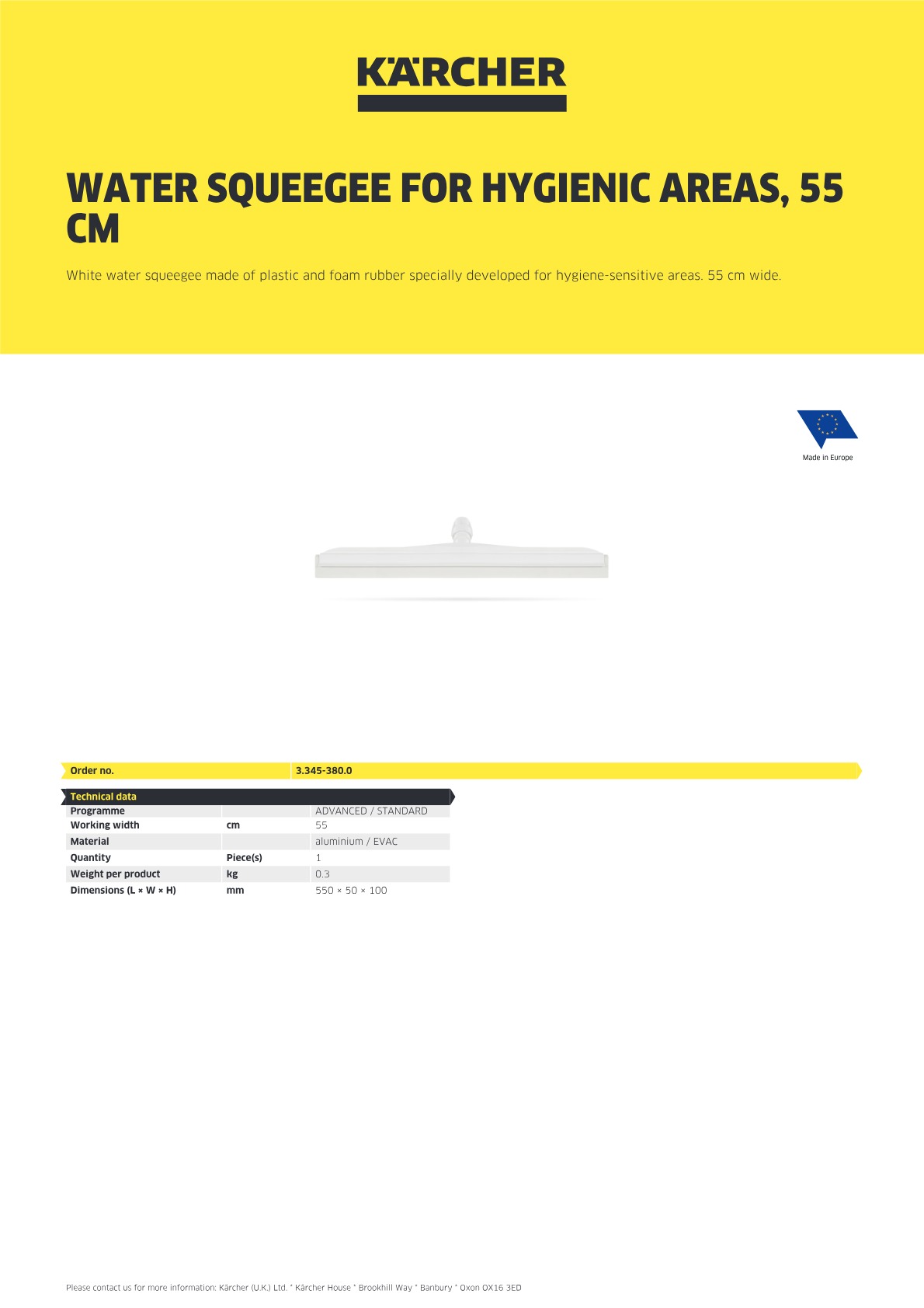 Product information