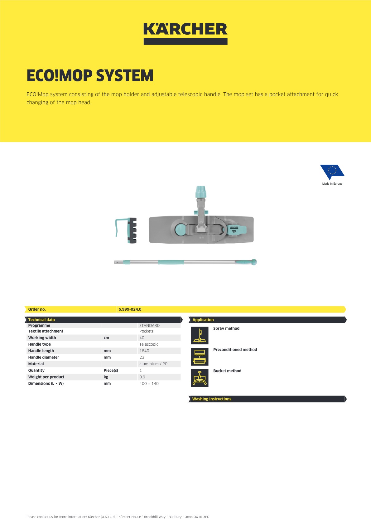 Product information