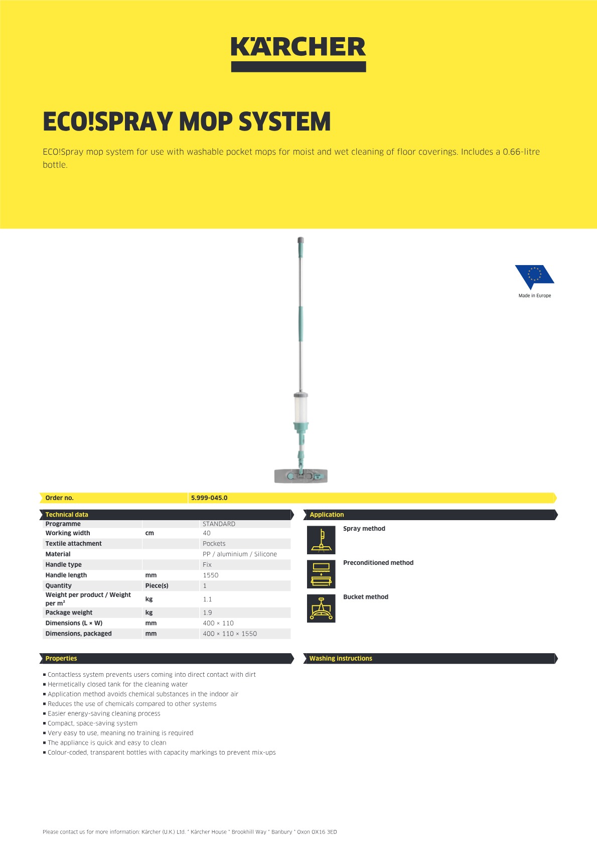 Product information