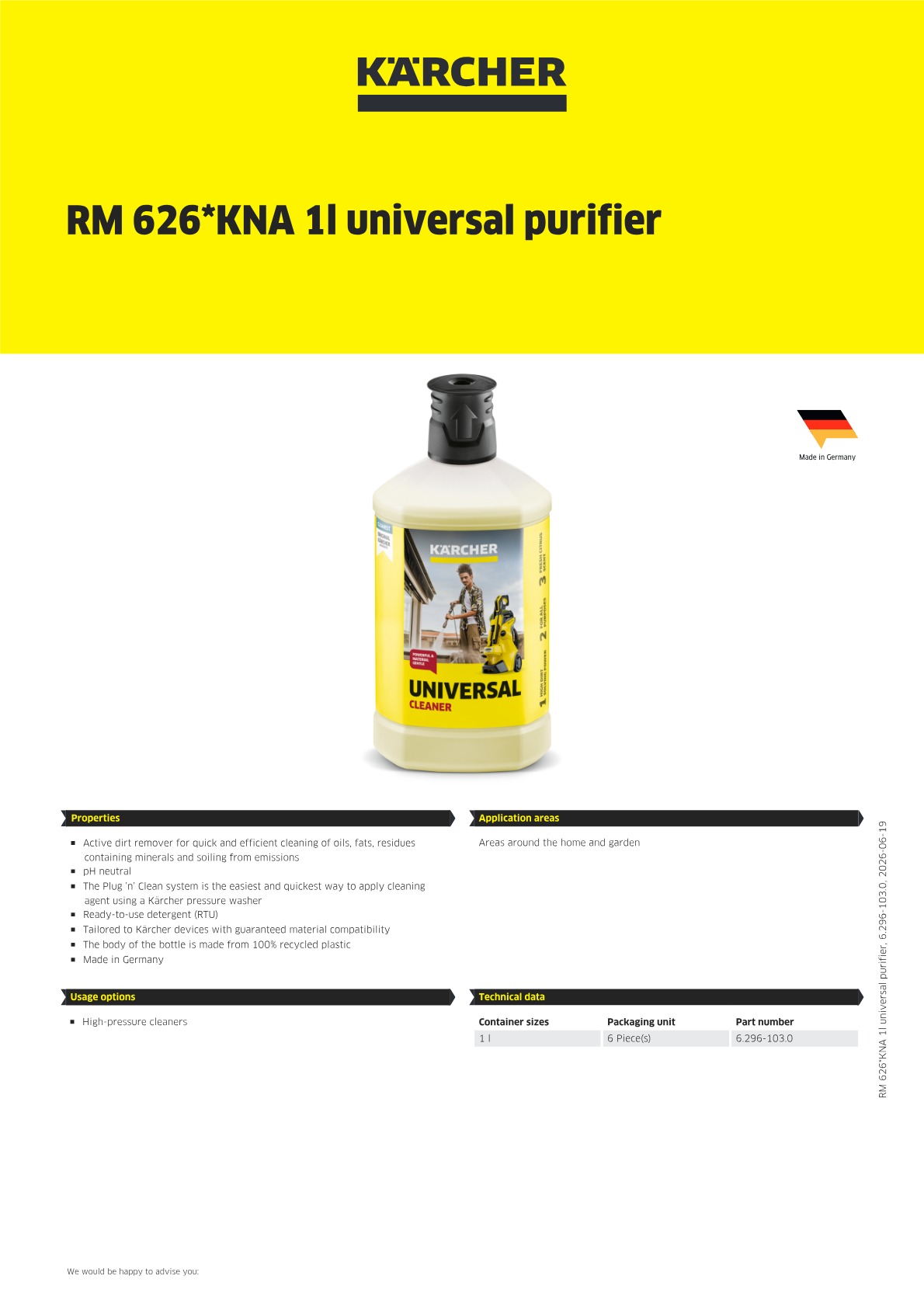 Product information