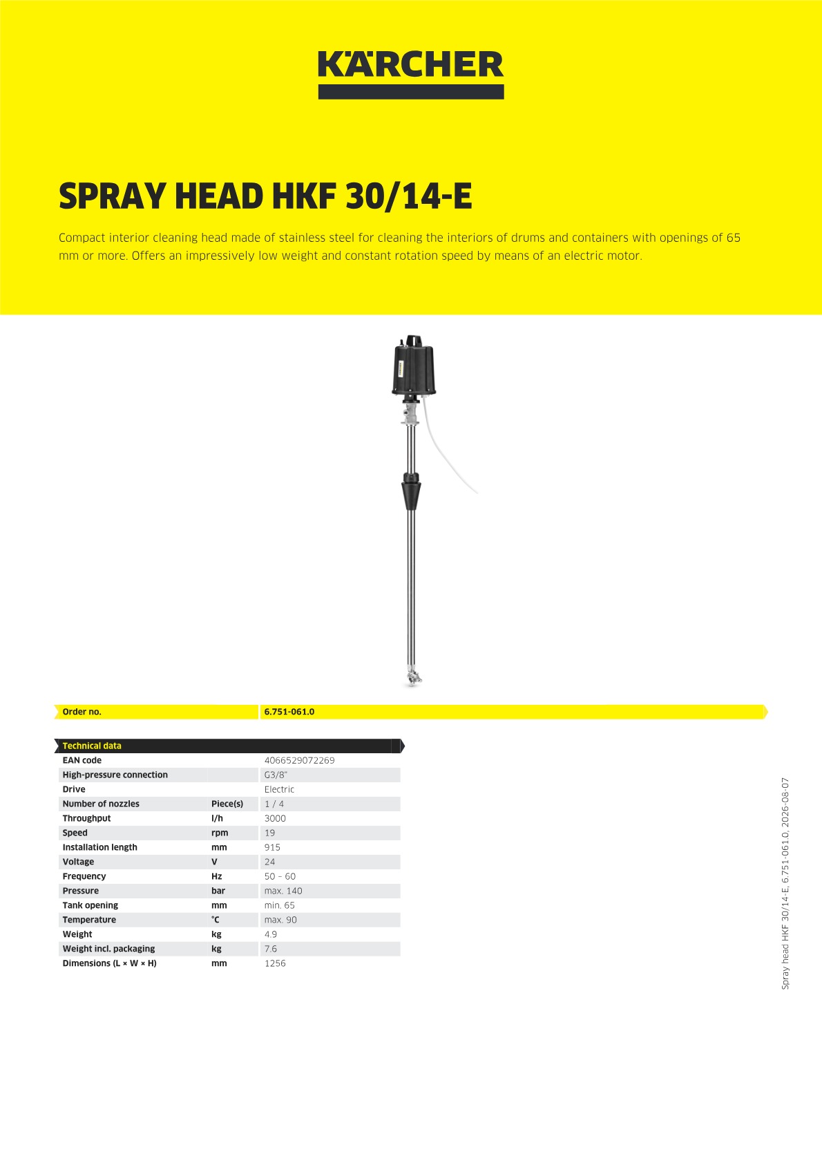 Product information