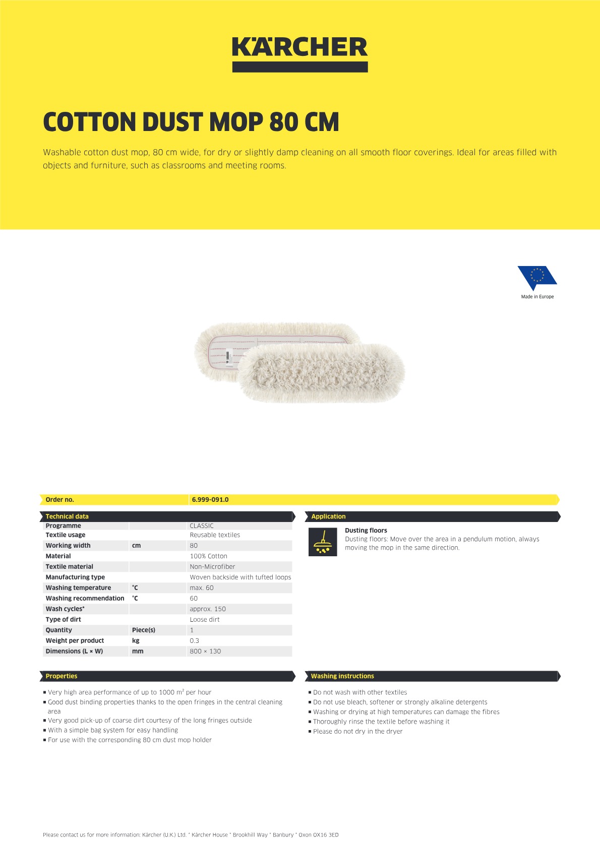 Product information