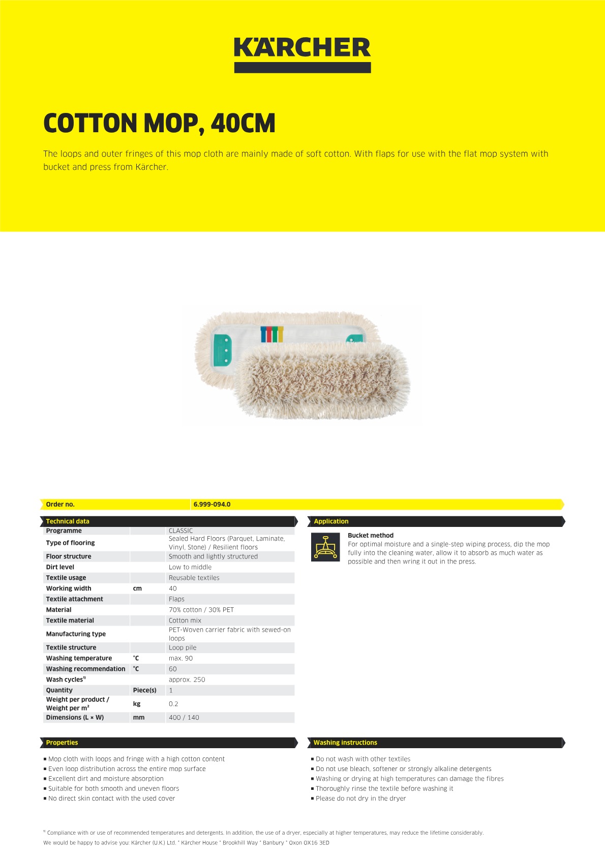 Product information