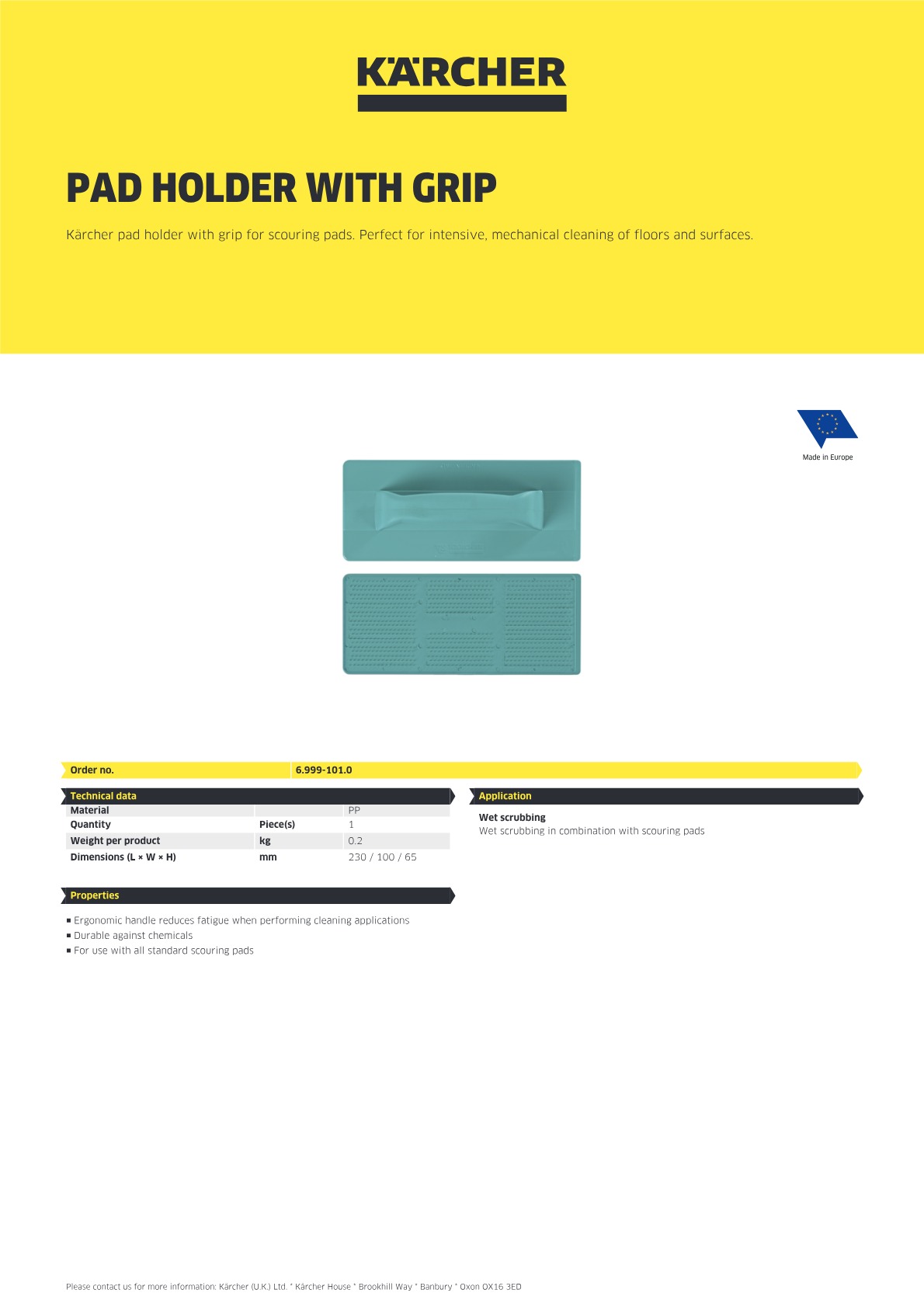 Product information