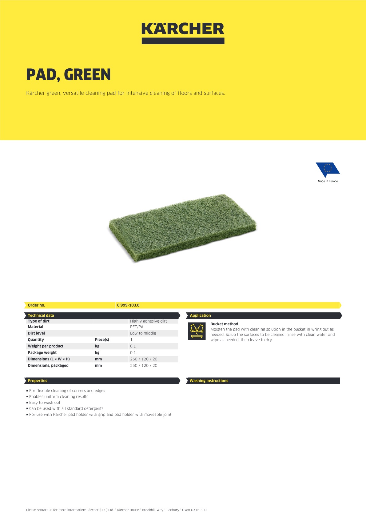 Product information