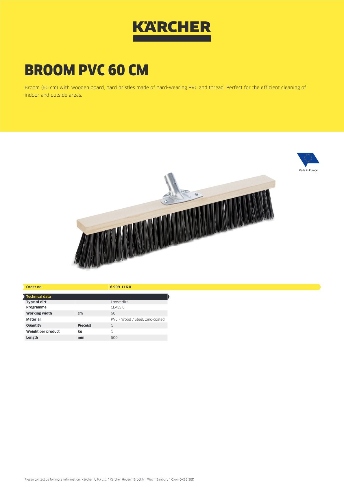 Product information