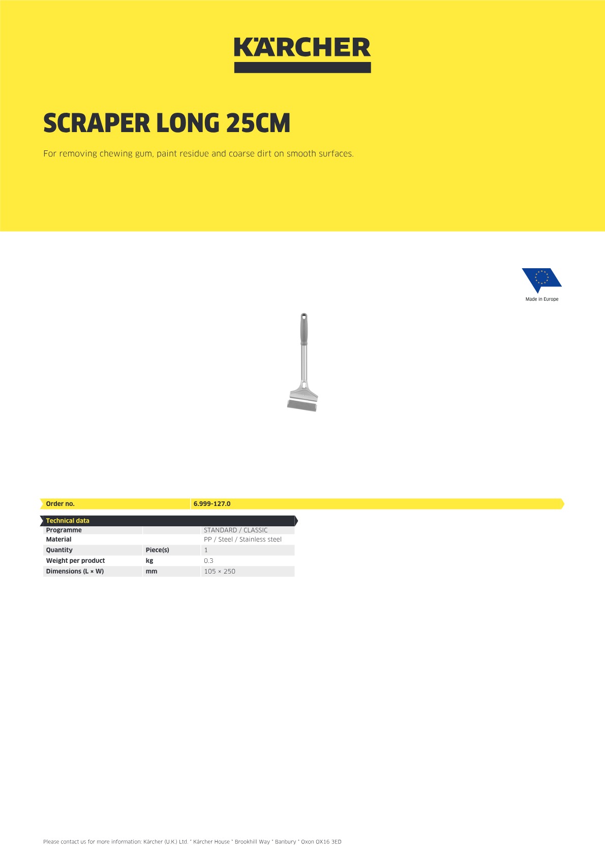 Product information