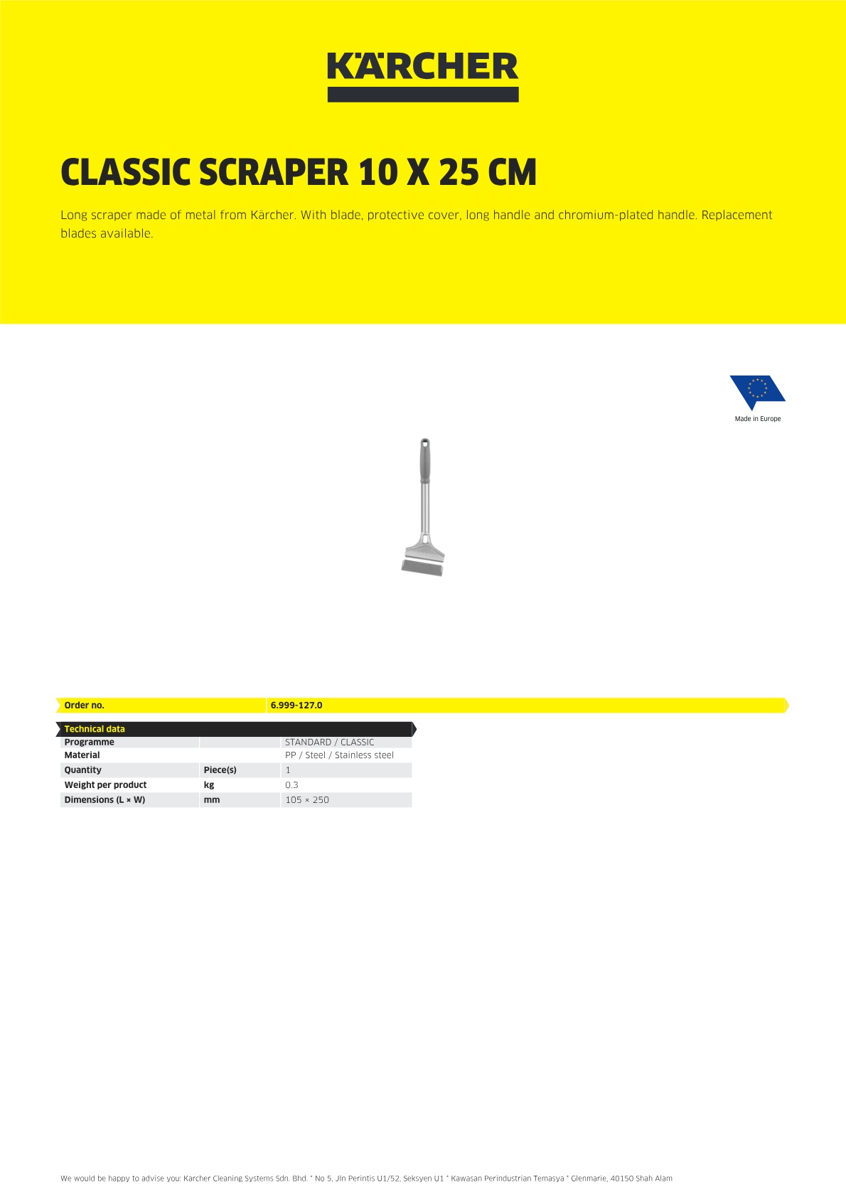 Product information
