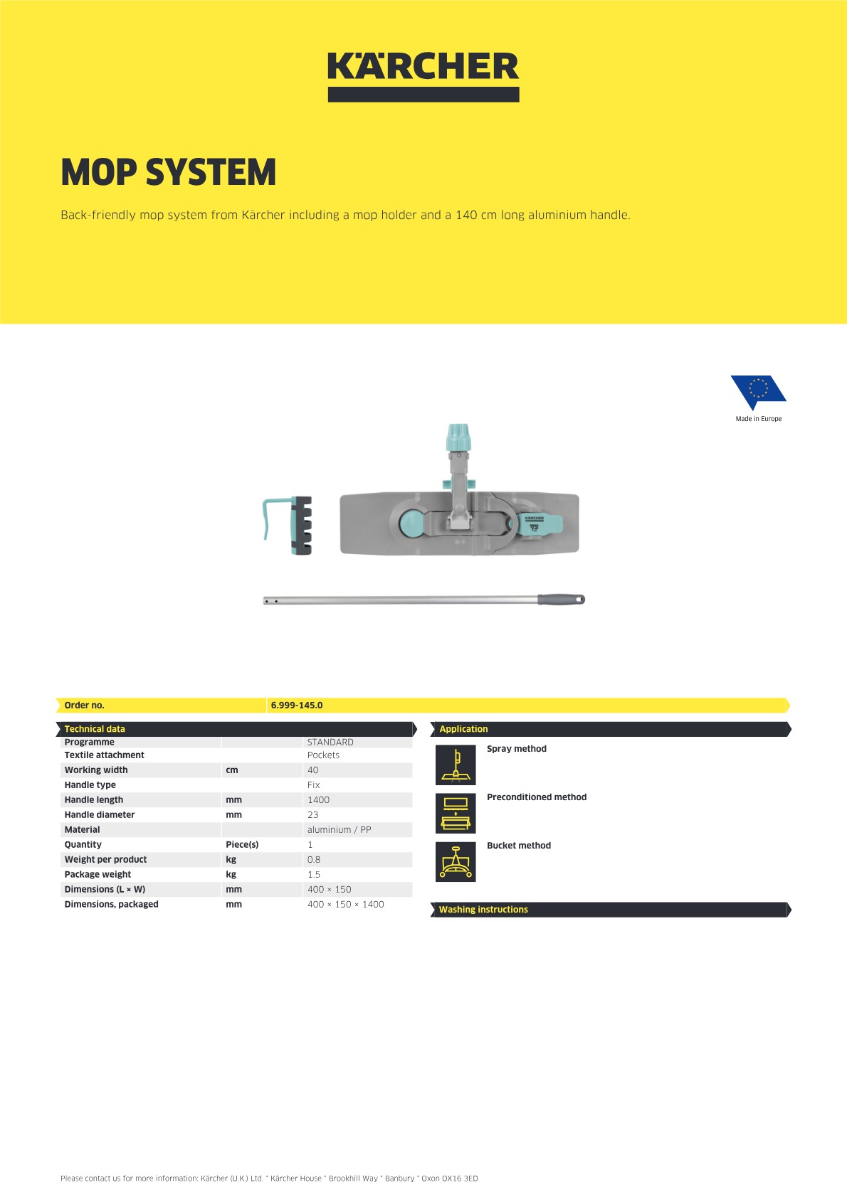 Product information